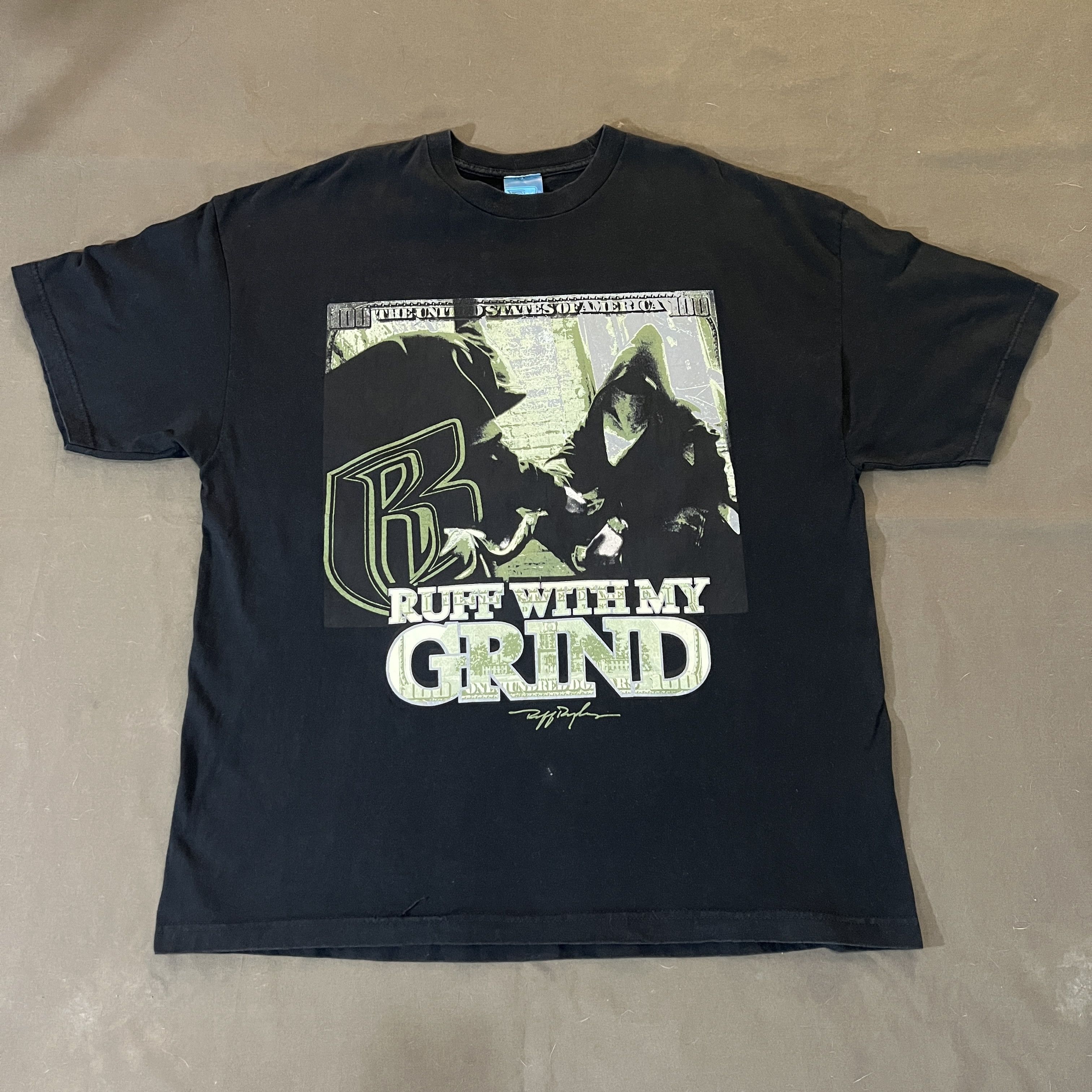 Rap Tees × Ruff Ryders × Vintage Vintage Ruff Ryders RUFF WITH MY GRIND DMX Hip Hop Tee XL Size US XL / EU 56 / 4 - 3 Thumbnail