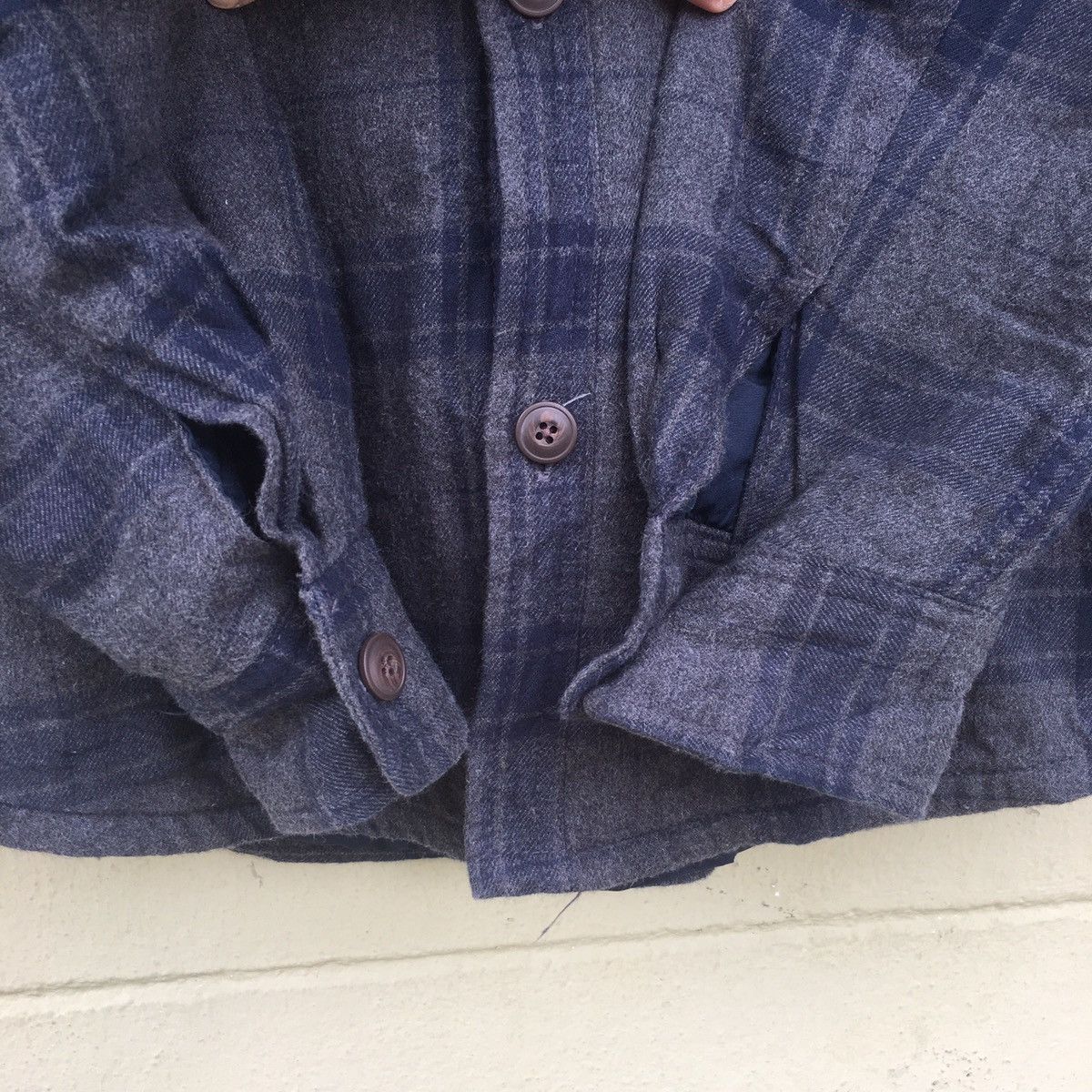 Old Navy FLANNEL By OLD NAVY Wool Tartan Size US M / EU 48-50 / 2 - 5 Thumbnail
