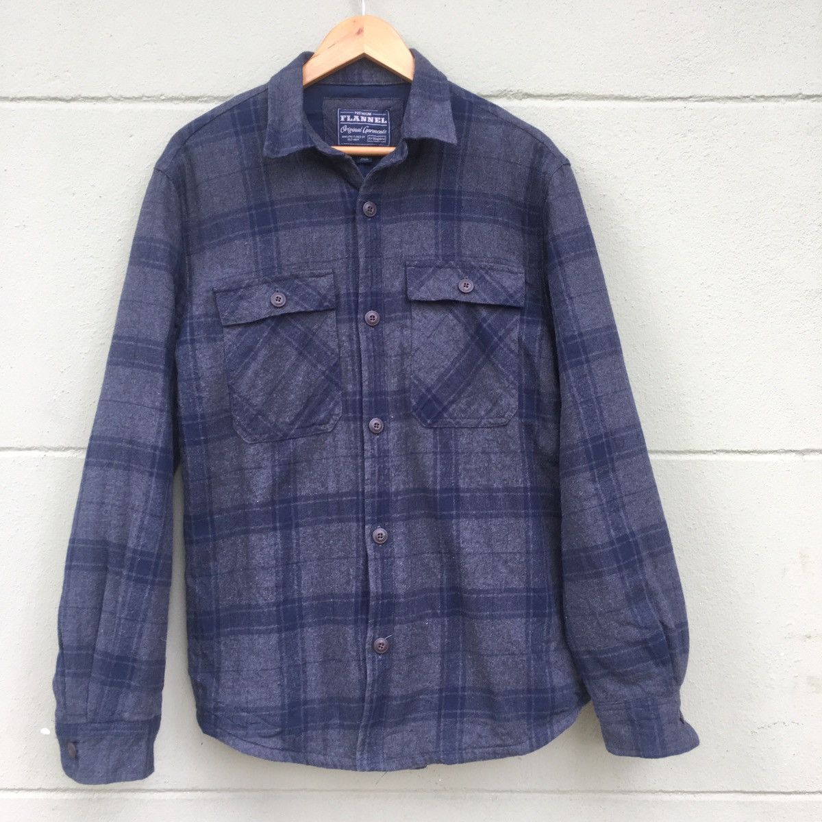 Old Navy FLANNEL By OLD NAVY Wool Tartan Size US M / EU 48-50 / 2 - 1 Thumbnail