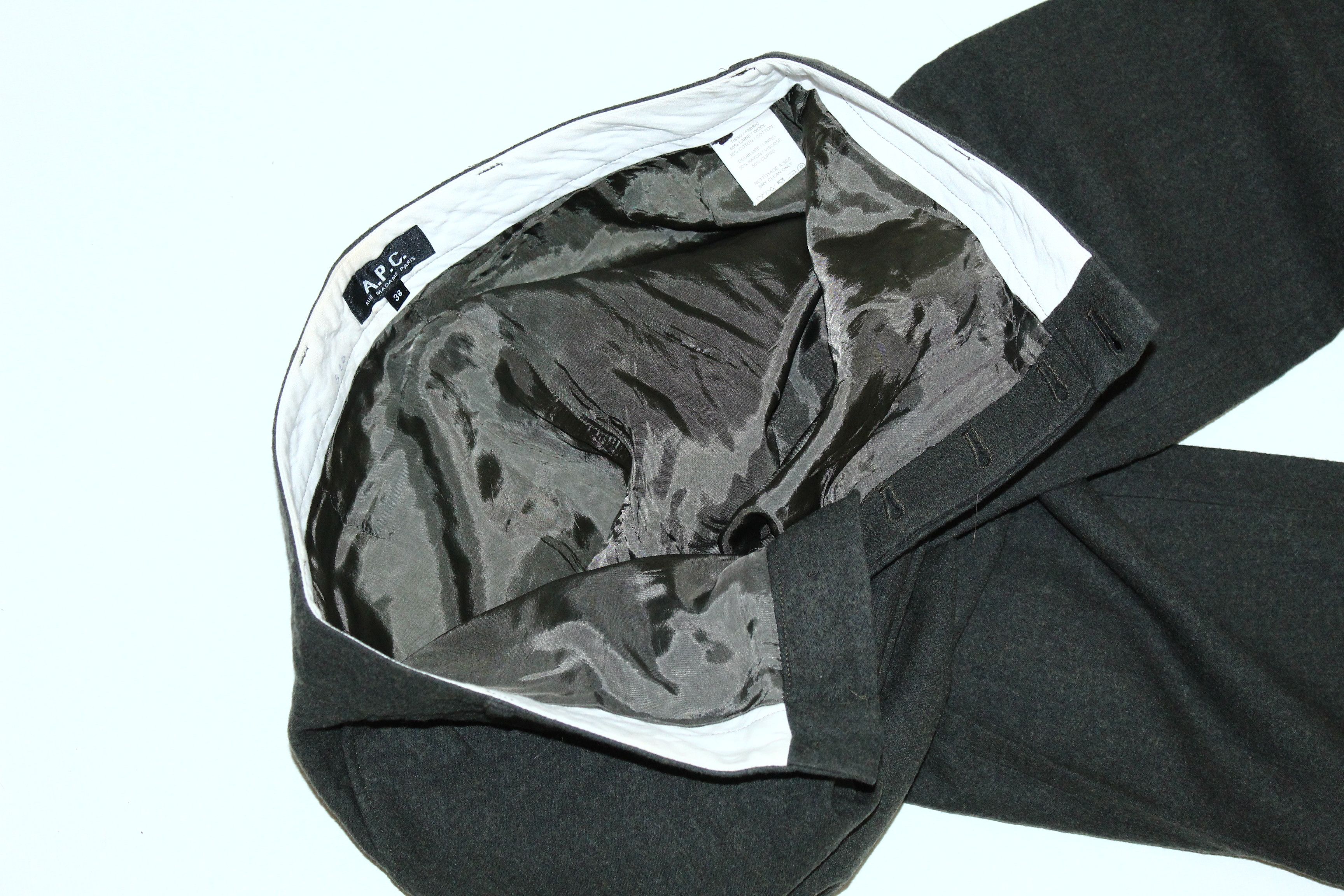 A.P.C. A.P.C. Flannel Wool Slim Fit Casual Pants Size US 31 - 11 Thumbnail