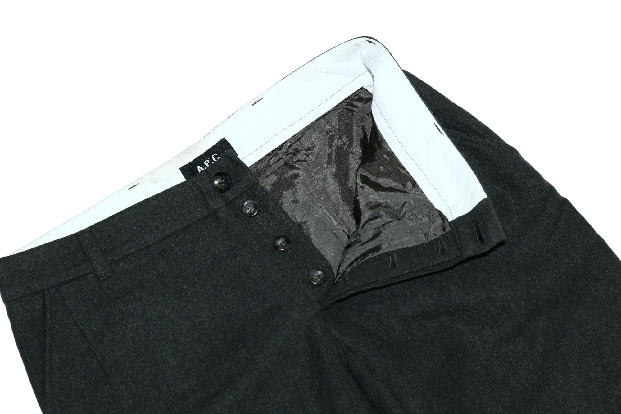 A.P.C. A.P.C. Flannel Wool Slim Fit Casual Pants Size US 31 - 2 Thumbnail