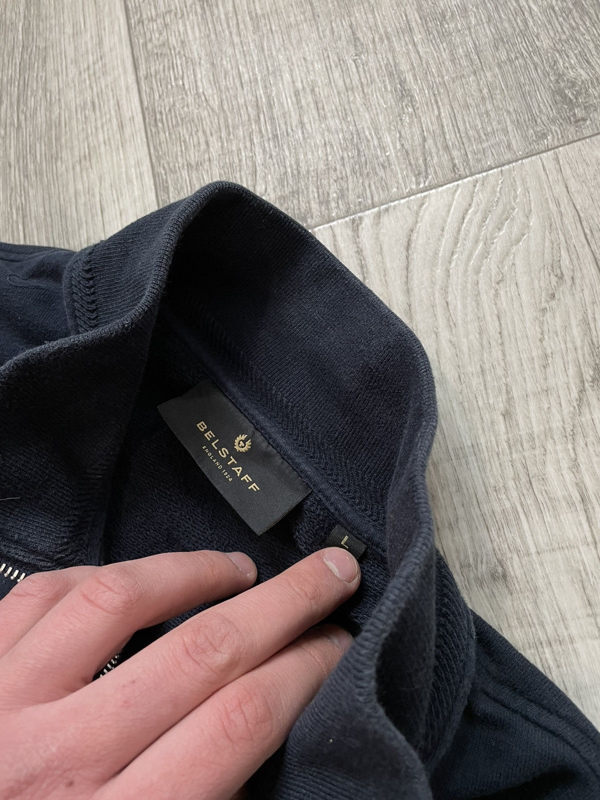 Belstaff Belstaff full zipped sweatshirt jacket bomber army fly USA Size US L / EU 52-54 / 3 - 5 Thumbnail