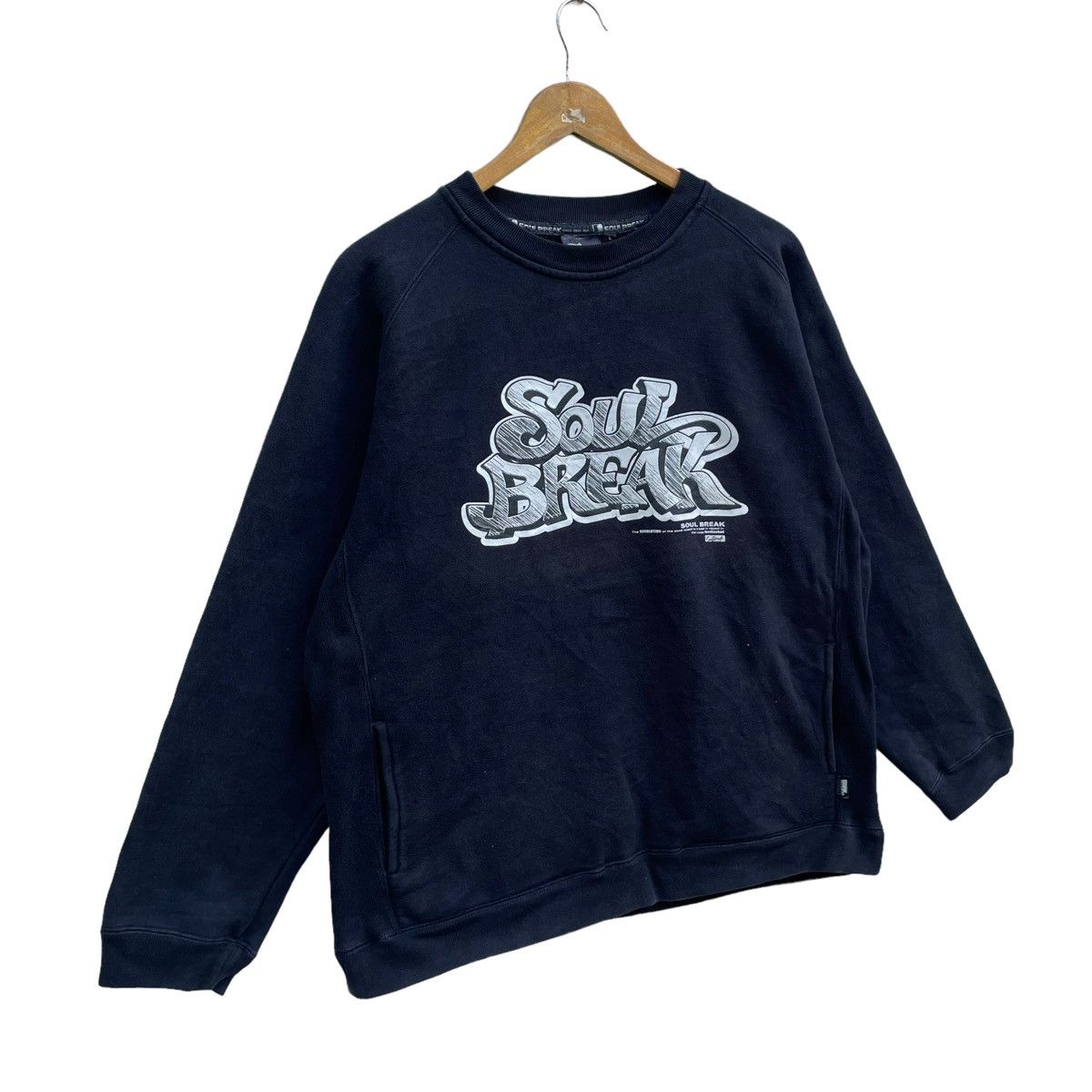 Japanese Brand 💥 Vintage Soul Break Japan Crewneck Sweater Size US L / EU 52-54 / 3 - 2 Thumbnail