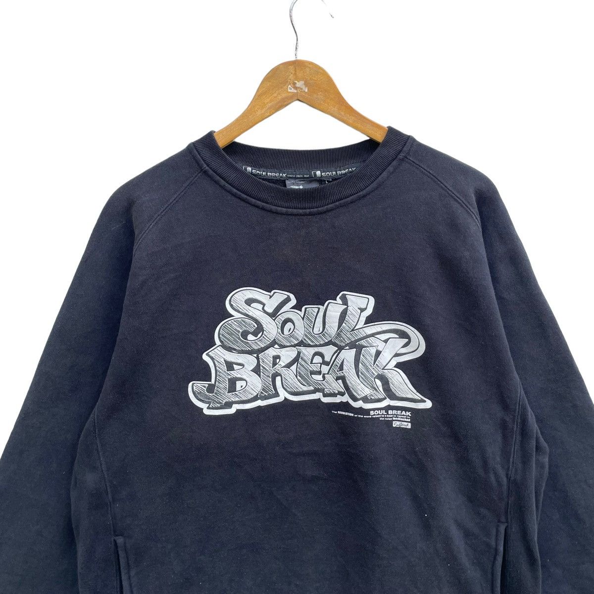 Japanese Brand 💥 Vintage Soul Break Japan Crewneck Sweater Size US L / EU 52-54 / 3 - 5 Thumbnail
