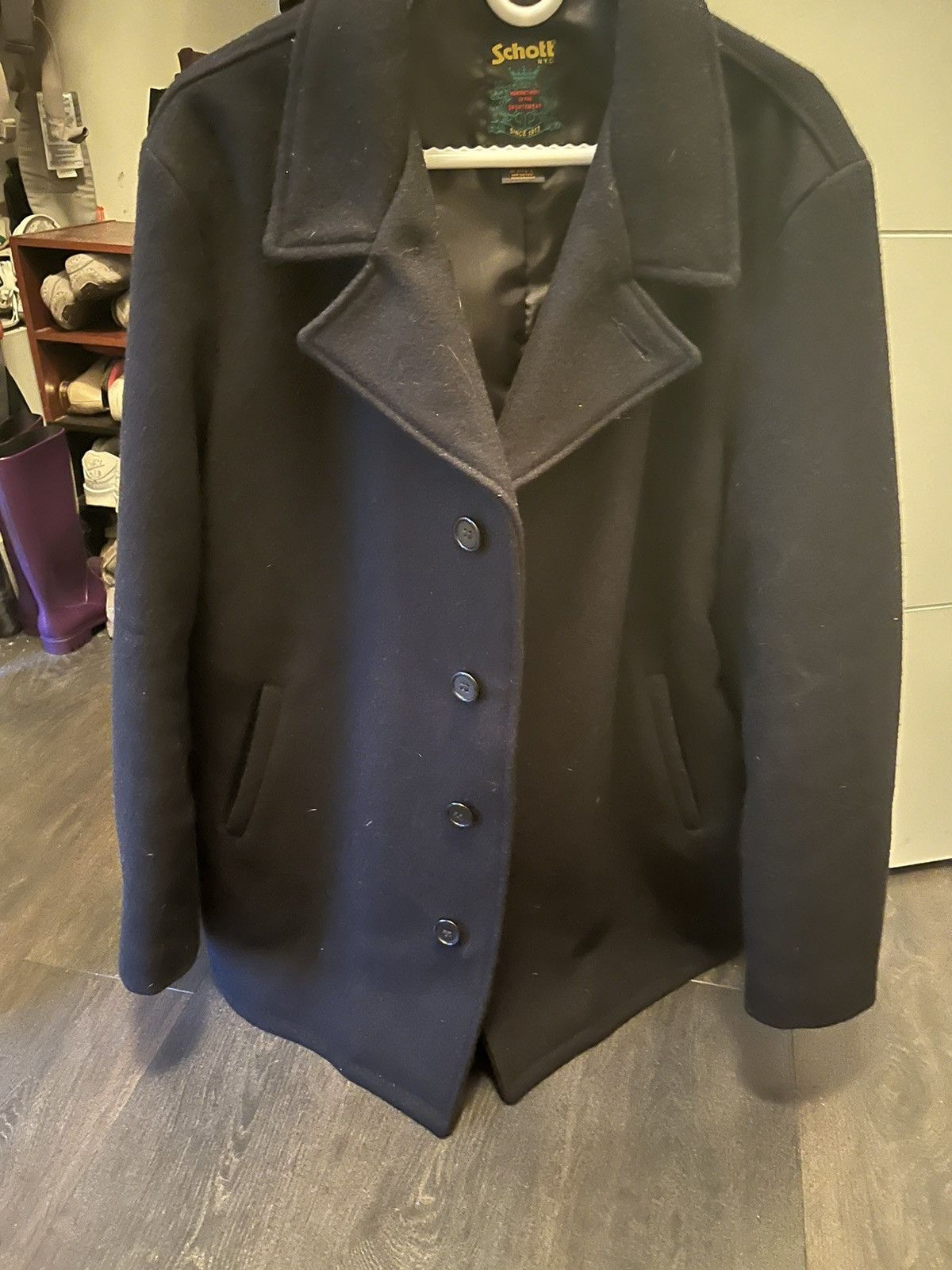 Schott Car Coat Grailed