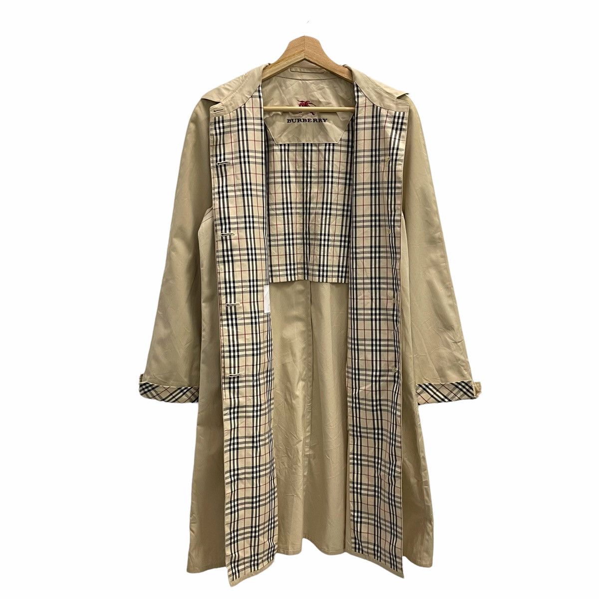 Burberry STEAL 💥 BURBERRY NOVA CHECK TRENCH JACKET Size US M / EU 48-50 / 2 - 1 Thumbnail