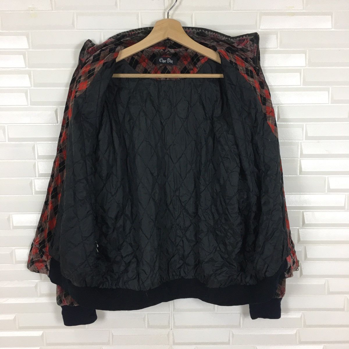 Japanese Brand Classique Japanese Velvet Argyle Bomber Style Size US M / EU 48-50 / 2 - 7 Thumbnail