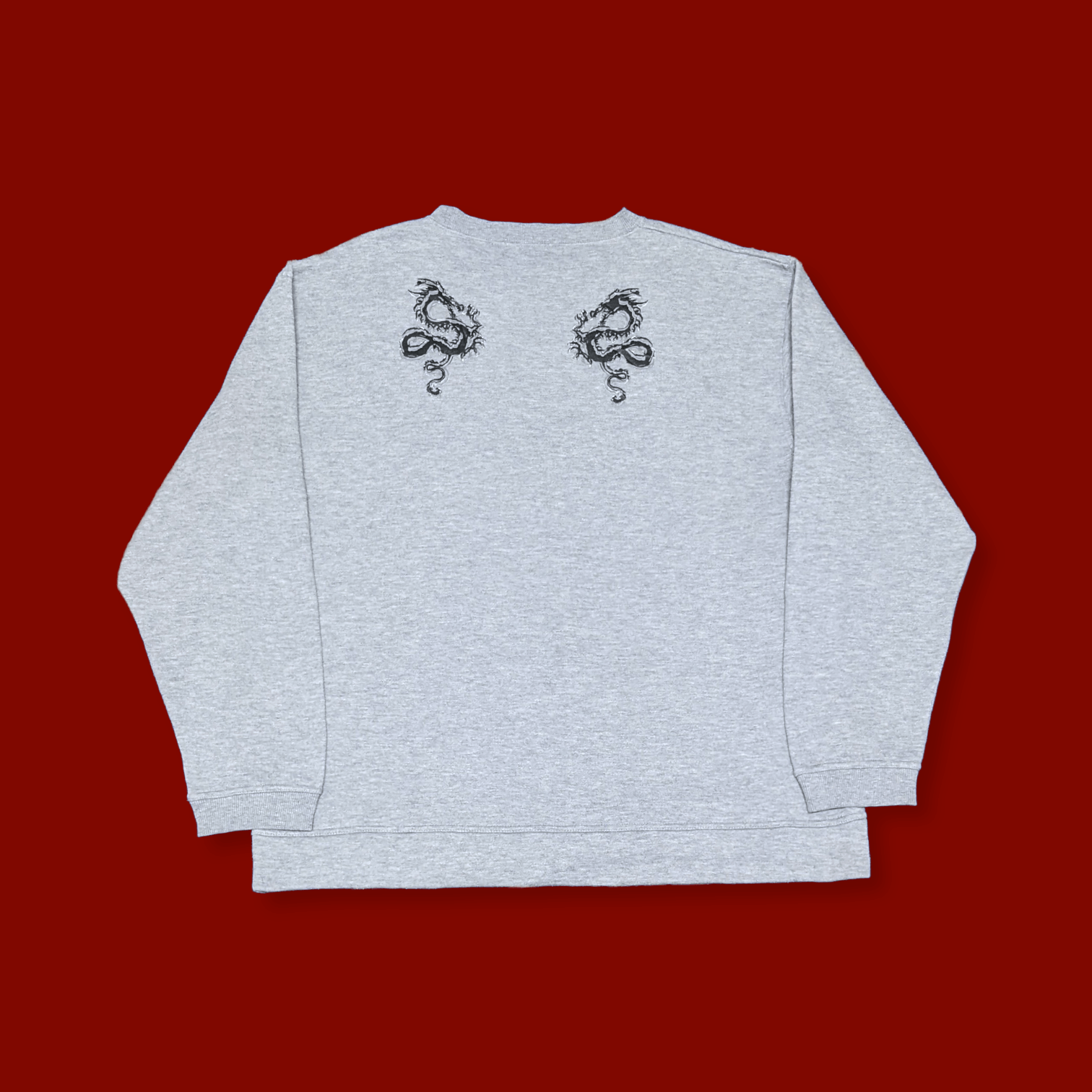 Seditionaries × Vintage Vtg 90s Japanese Brand Mind Game Dragon Sukajan Sweatshirt Size US XL / EU 56 / 4 - 2 Thumbnail