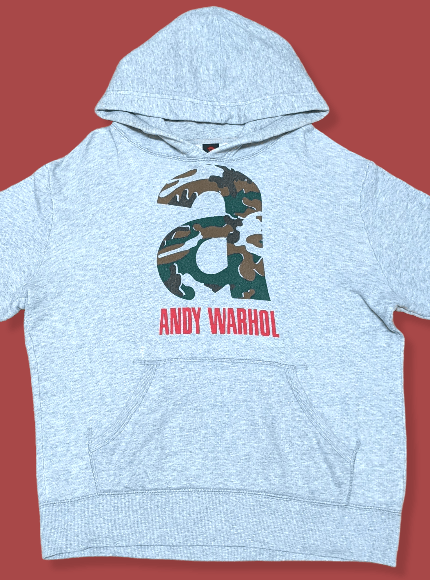 Andy Warhol × Vintage Vintage Andy Warhol 'A' Art Spellout Pullover Hoodie Size US M / EU 48-50 / 2 - 4 Thumbnail