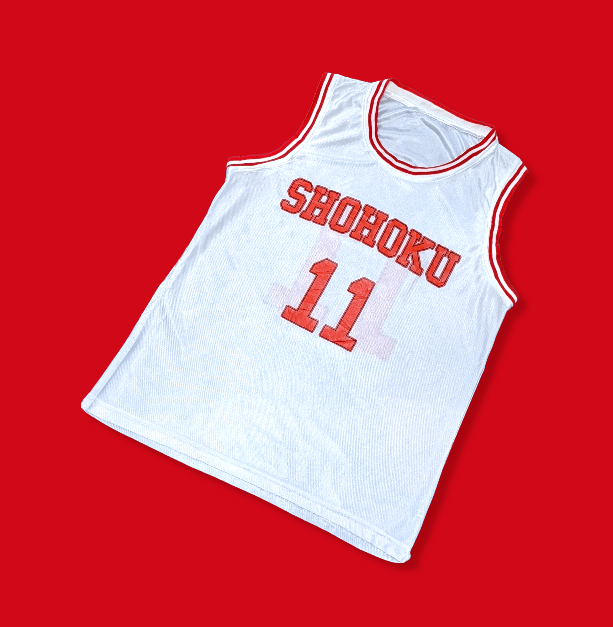 Anime × Japanese Brand × Vintage Vintage 90s Anime Slam Dunk Shohoku Rukawa Kaede Jersey Size US M / EU 48-50 / 2 - 1 Thumbnail
