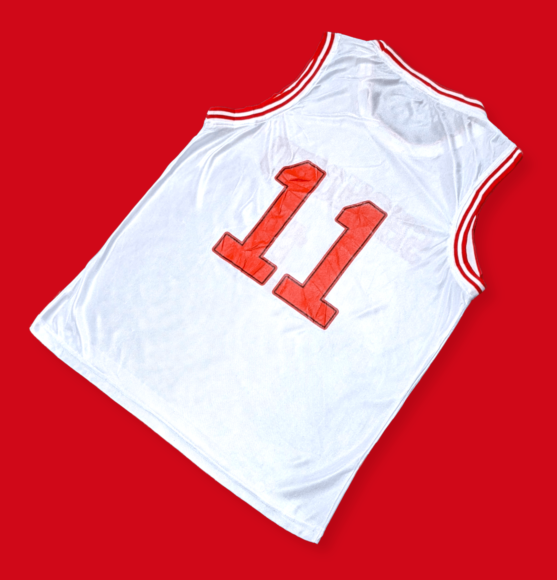 Anime × Japanese Brand × Vintage Vintage 90s Anime Slam Dunk Shohoku Rukawa Kaede Jersey Size US M / EU 48-50 / 2 - 2 Thumbnail