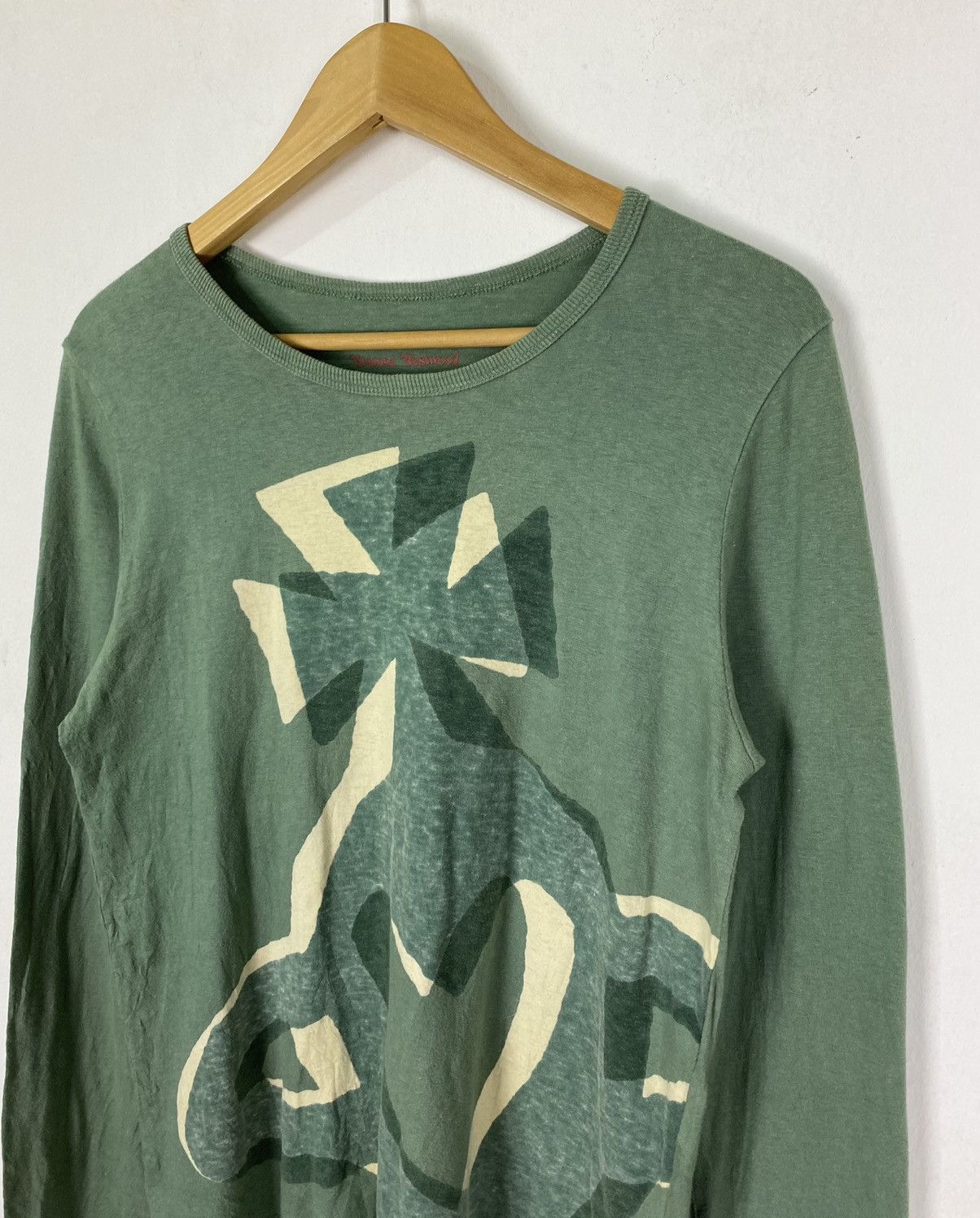 Vivienne Westwood Vivienne Westwood Big Orb Logo Long Sleeve Shirt Size US M / EU 48-50 / 2 - 8 Thumbnail
