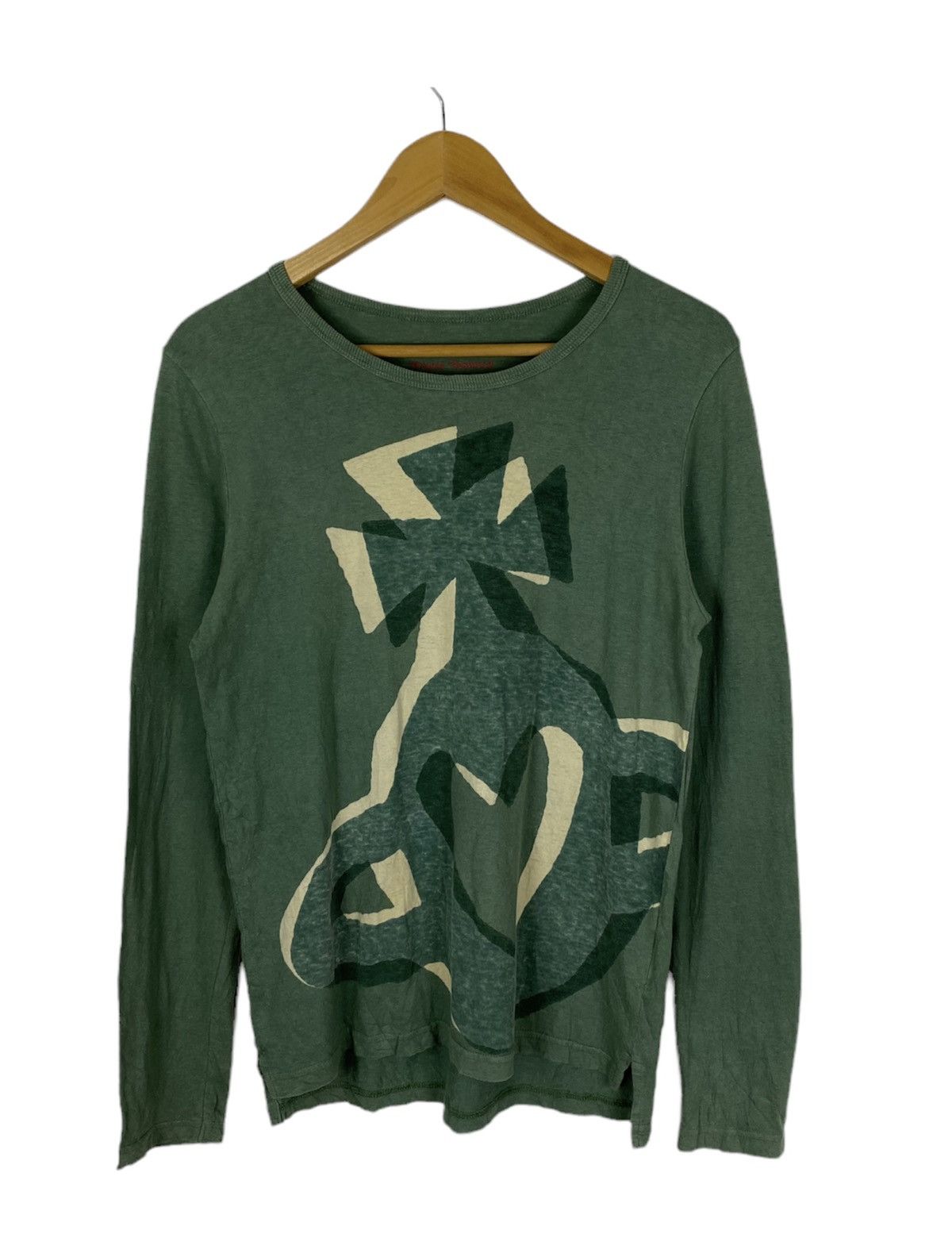 Vivienne Westwood Vivienne Westwood Big Orb Logo Long Sleeve Shirt Size US M / EU 48-50 / 2 - 1 Thumbnail