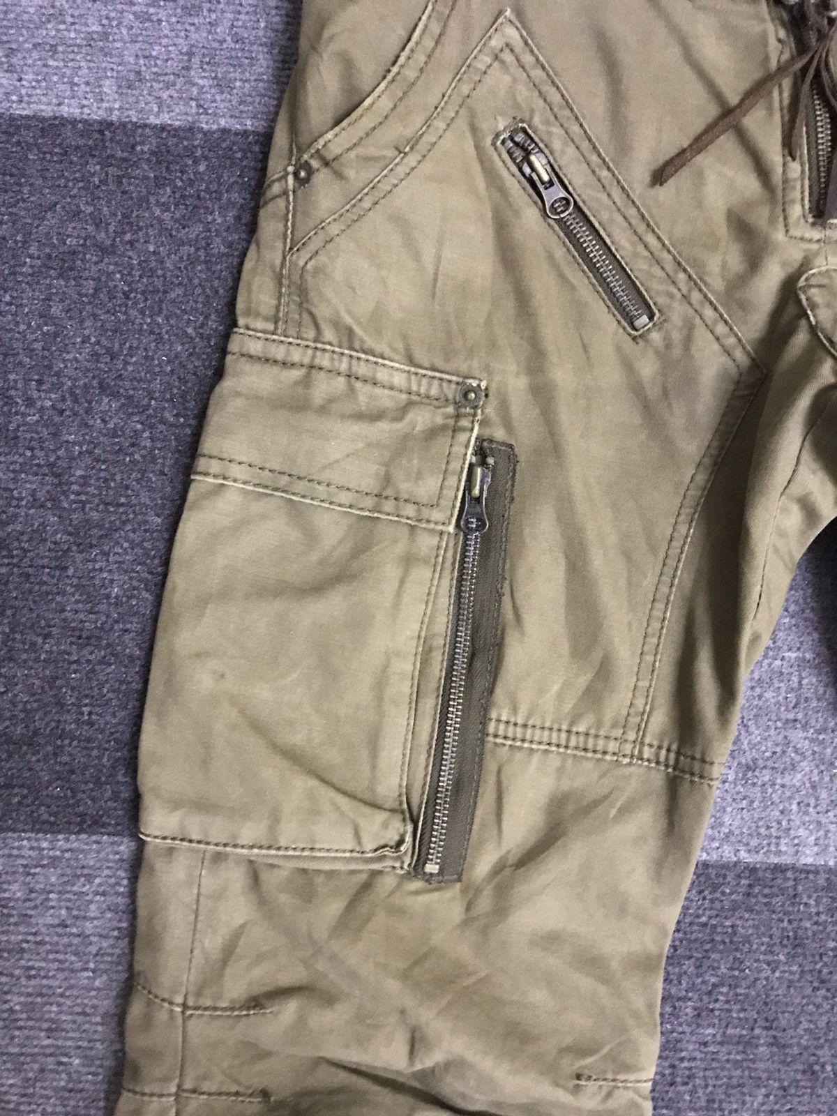 PPFM Archival PPFM Japan Rare Double Knee Air Force Cargo Pant Size US 31 - 8 Thumbnail