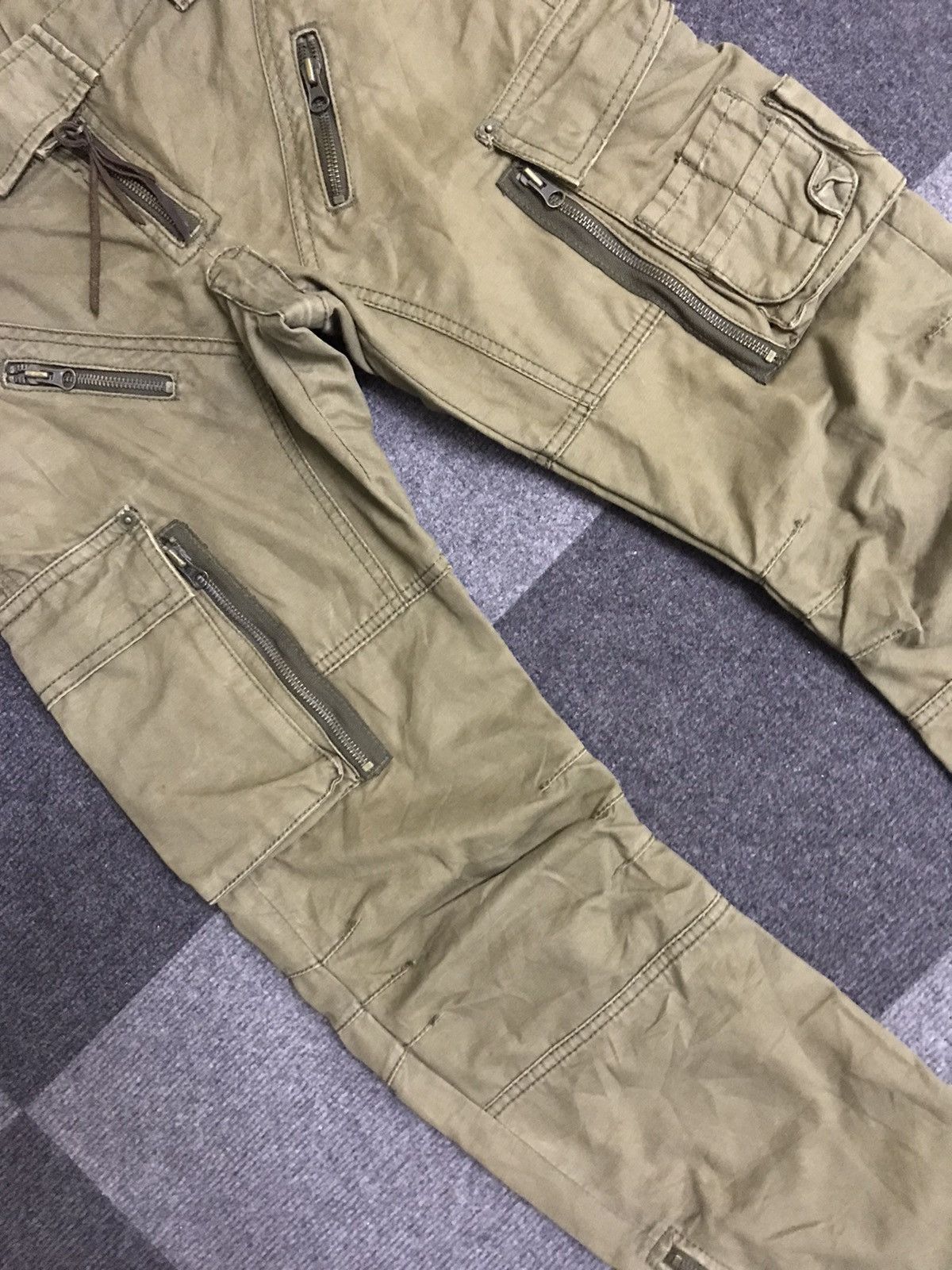 PPFM Archival PPFM Japan Rare Double Knee Air Force Cargo Pant Size US 31 - 3 Thumbnail