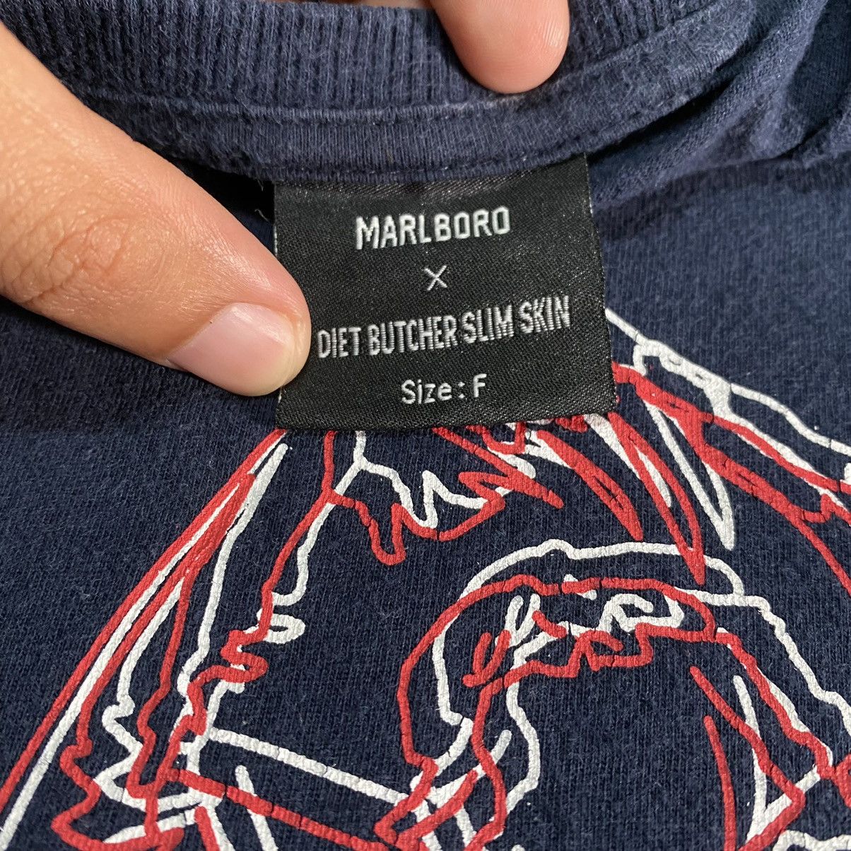 Diet Butcher Slim Skin × Marlboro × Vintage Rare Marlboro X Diet Butcher Slim Skin Designer Rock T-Shirt Size US M / EU 48-50 / 2 - 3 Thumbnail