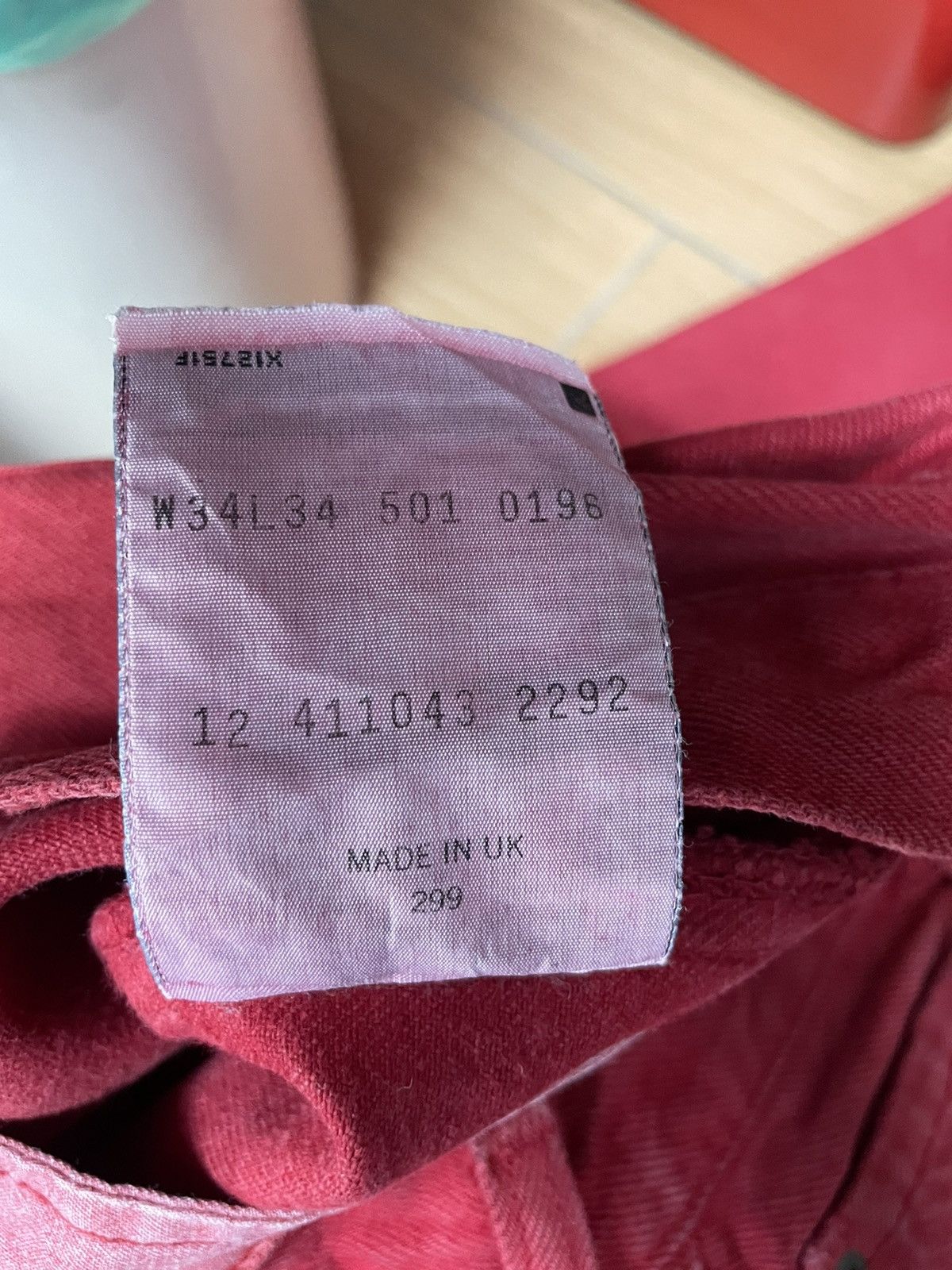 Levi's Vintage Clothing Vintage Levi’s 501 Reconstucted Jeans Made In UK Size US 32 / EU 48 - 16 Thumbnail