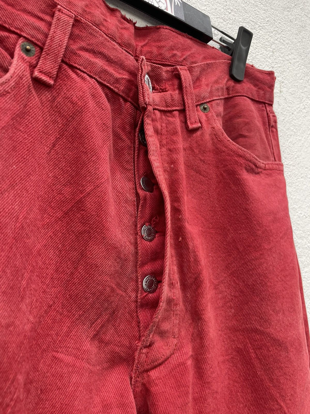 Levi's Vintage Clothing Vintage Levi’s 501 Reconstucted Jeans Made In UK Size US 32 / EU 48 - 9 Thumbnail