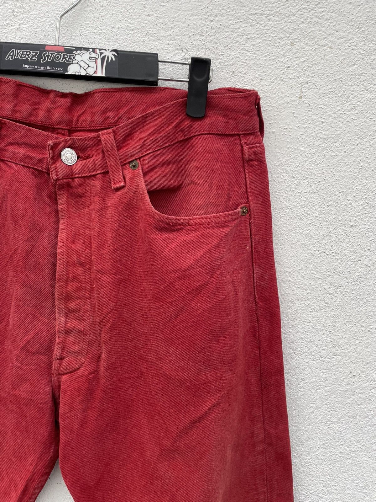 Levi's Vintage Clothing Vintage Levi’s 501 Reconstucted Jeans Made In UK Size US 32 / EU 48 - 3 Thumbnail