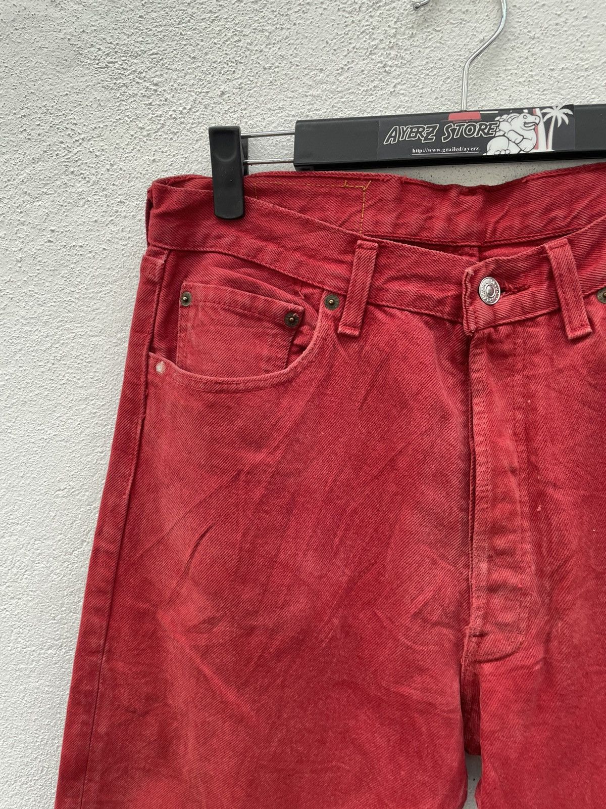 Levi's Vintage Clothing Vintage Levi’s 501 Reconstucted Jeans Made In UK Size US 32 / EU 48 - 4 Thumbnail