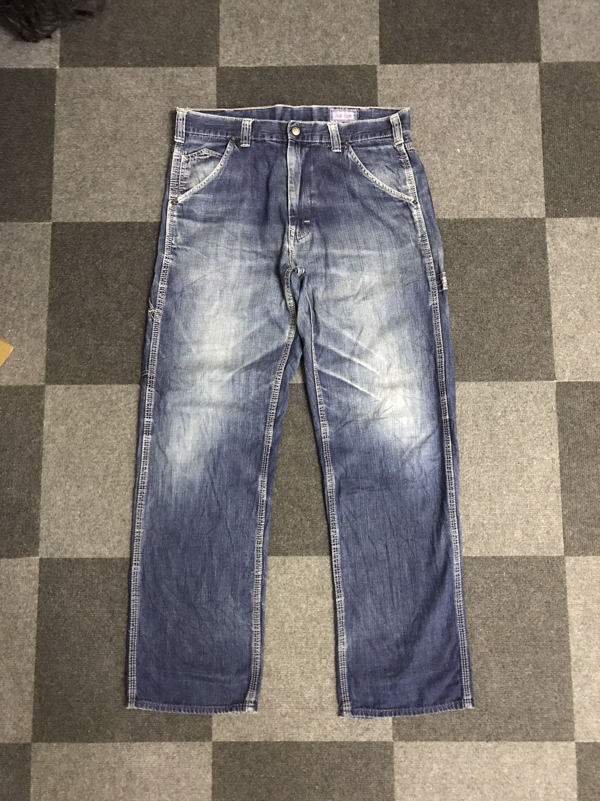 Blue Blue Japan × Japanese Brand BLUE BLUE Japan Light Carpenter Jeans Size US 34 / EU 50 - 1 Thumbnail