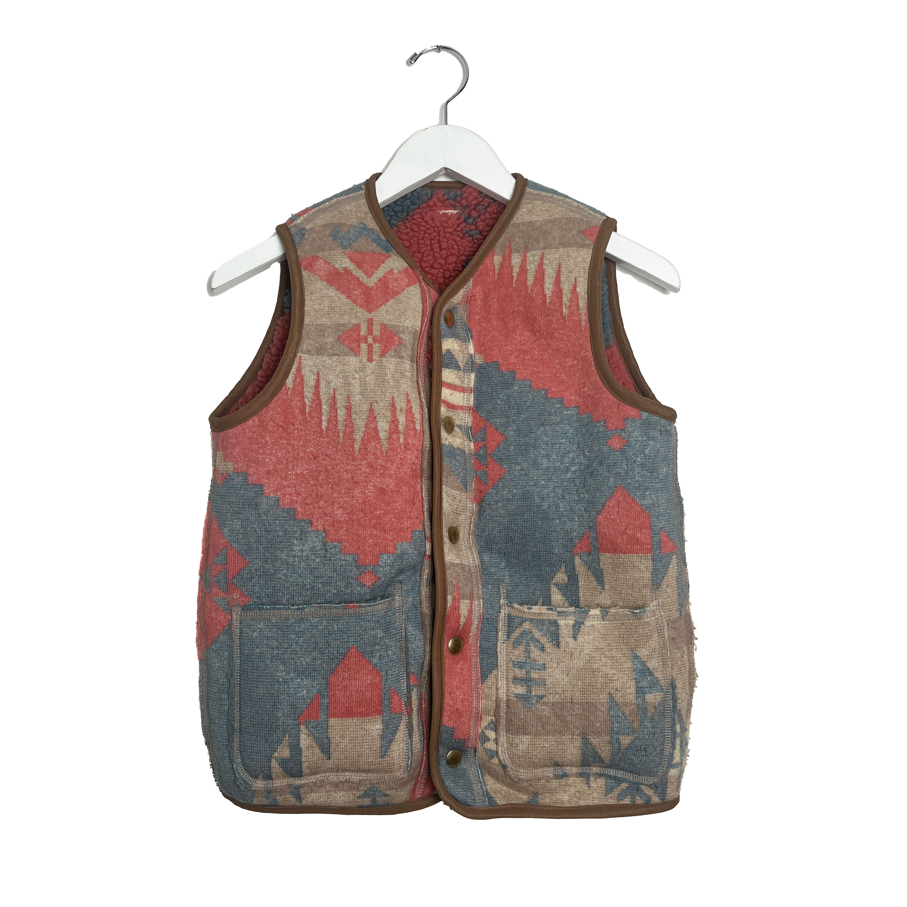 Kapital Navajo Reversible Fleece Printed Vest Size US S / EU 44-46 / 1 - 3 Thumbnail
