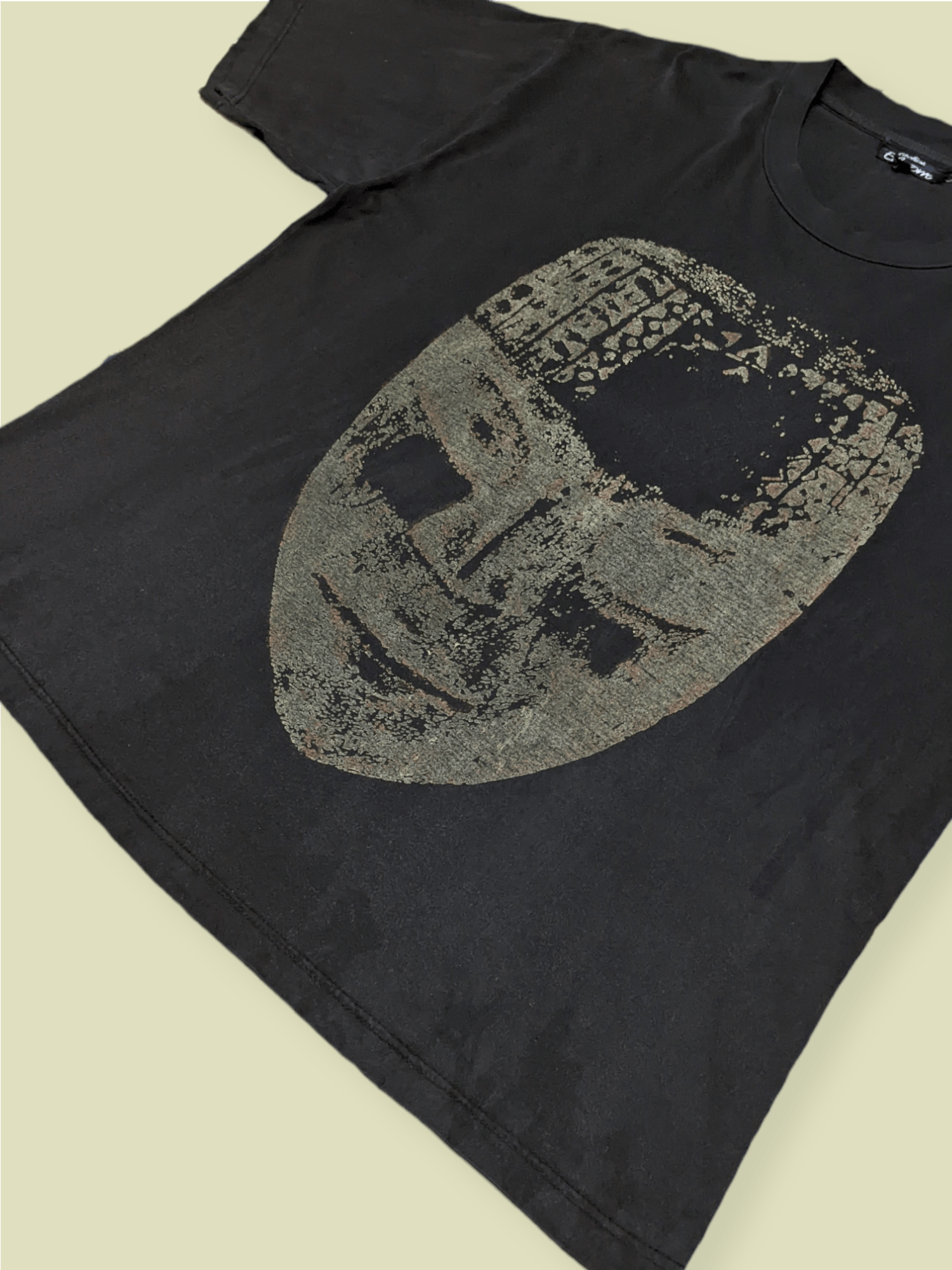 Vintage Distressed Japanese Designer Mask T shirt