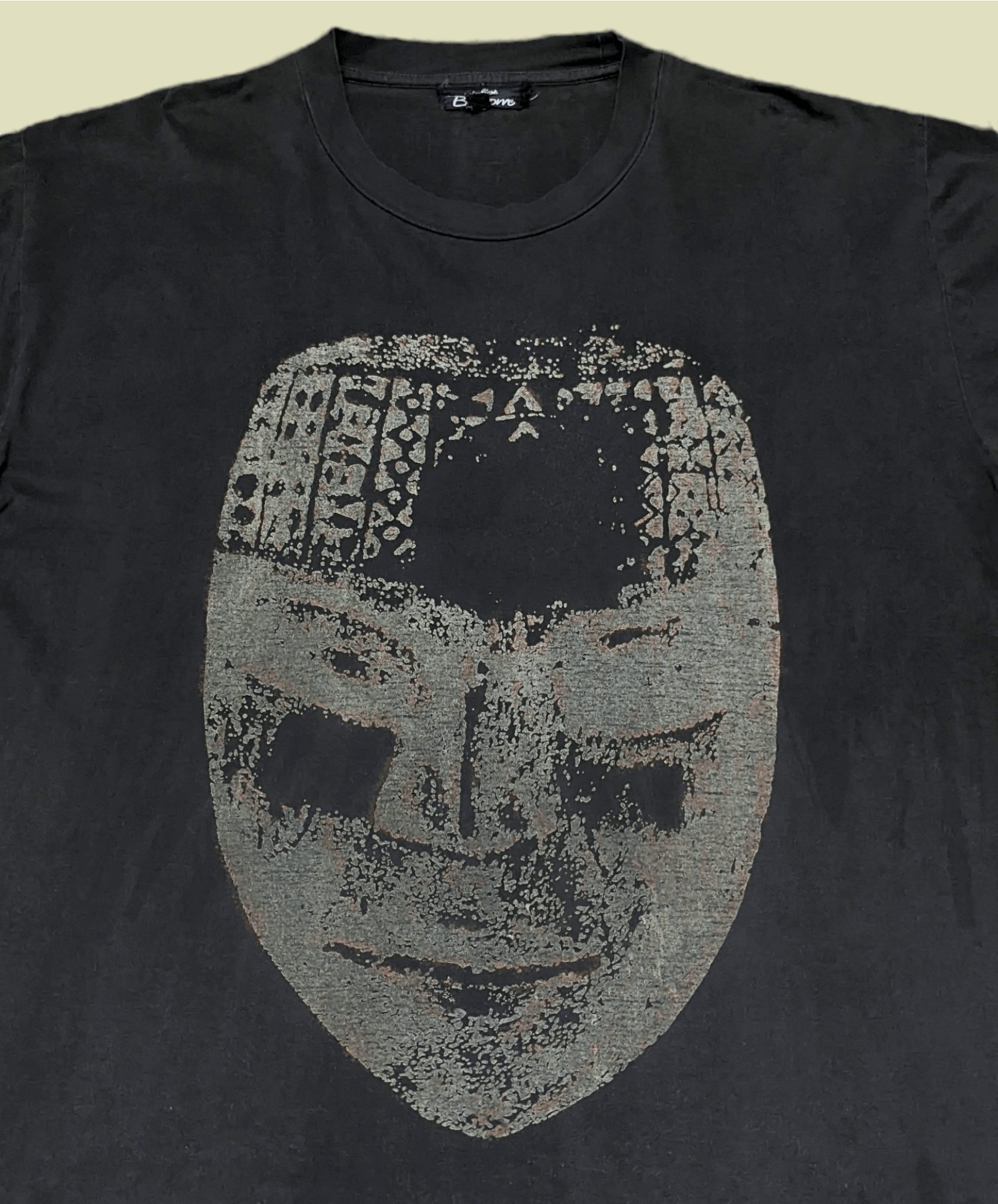 Vintage Distressed Japanese Designer Mask T shirt