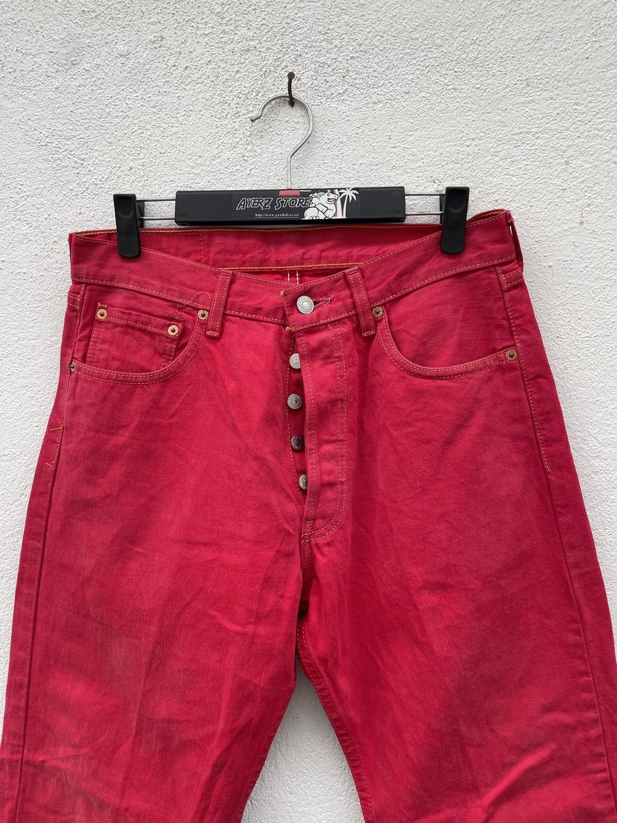 Levi's Levi’s 509 Red Denim Jeans Size US 30 / EU 46 - 2 Thumbnail