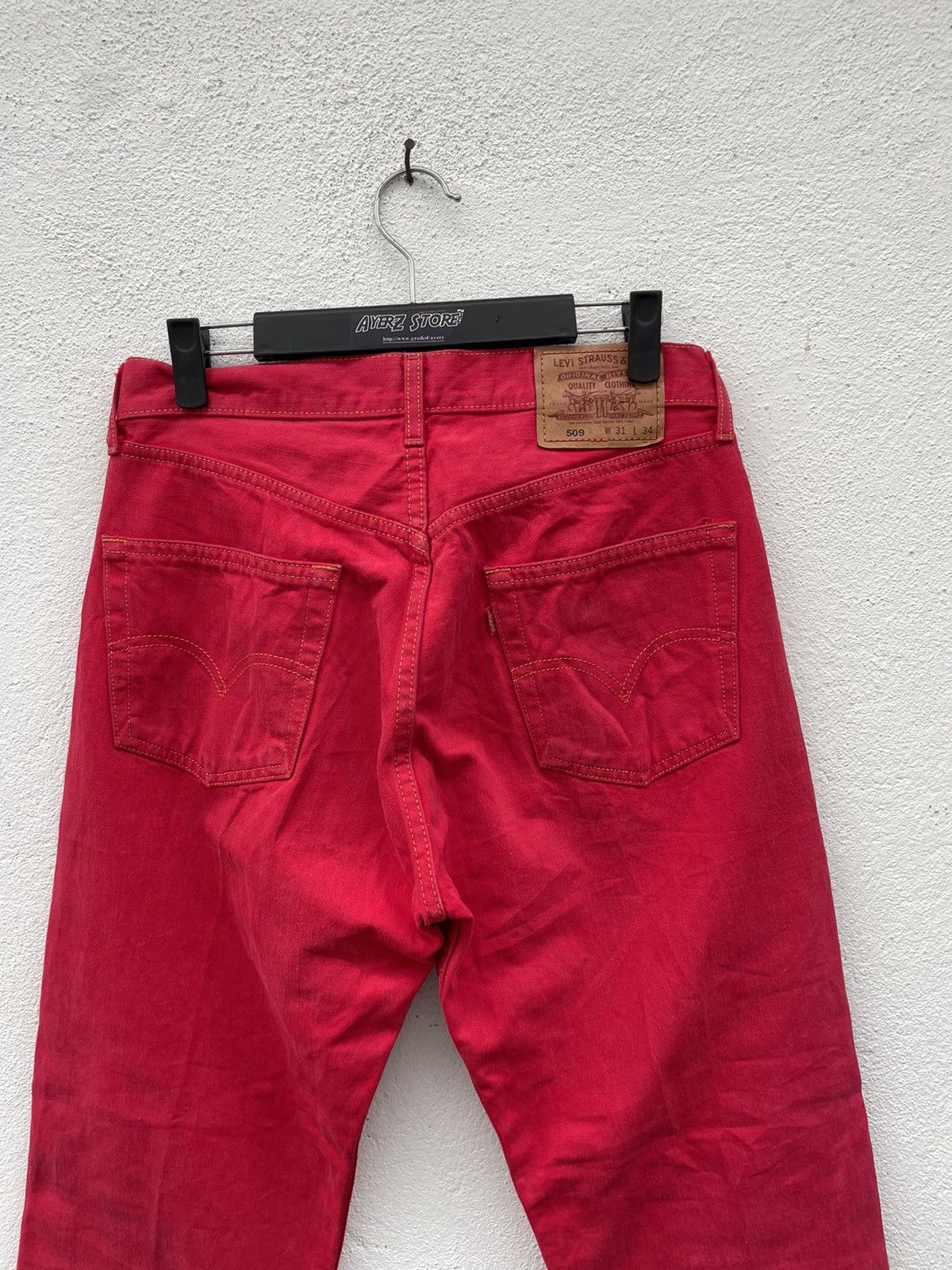 Levi's Levi’s 509 Red Denim Jeans Size US 30 / EU 46 - 8 Thumbnail
