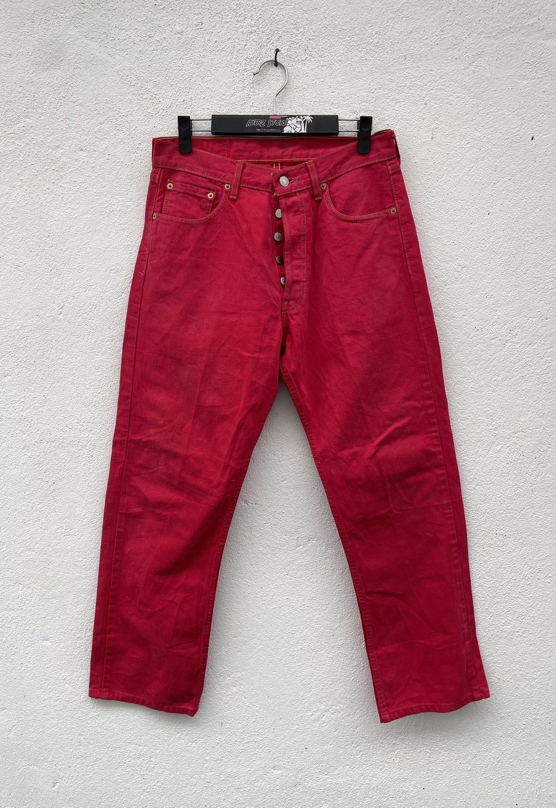 Levi's Levi’s 509 Red Denim Jeans Size US 30 / EU 46 - 1 Thumbnail