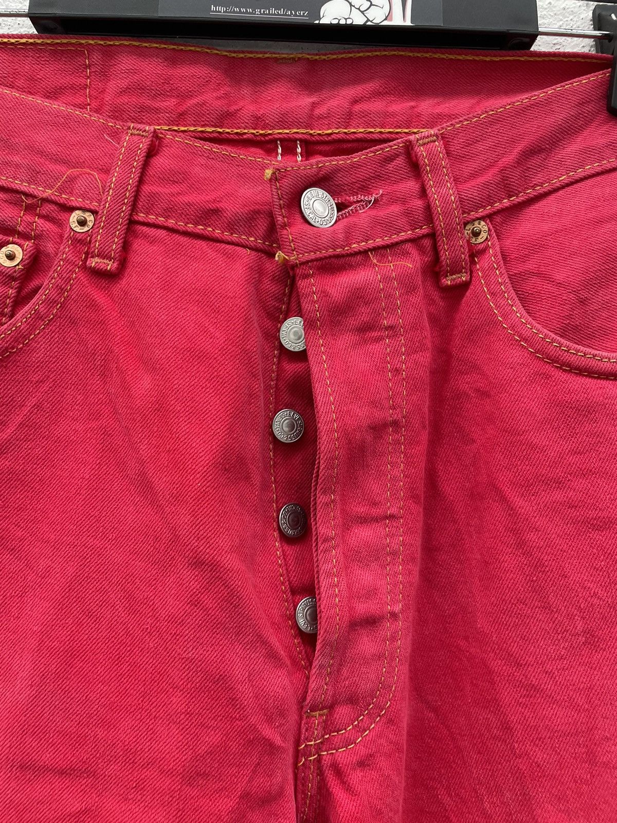 Levi's Levi’s 509 Red Denim Jeans Size US 30 / EU 46 - 6 Thumbnail