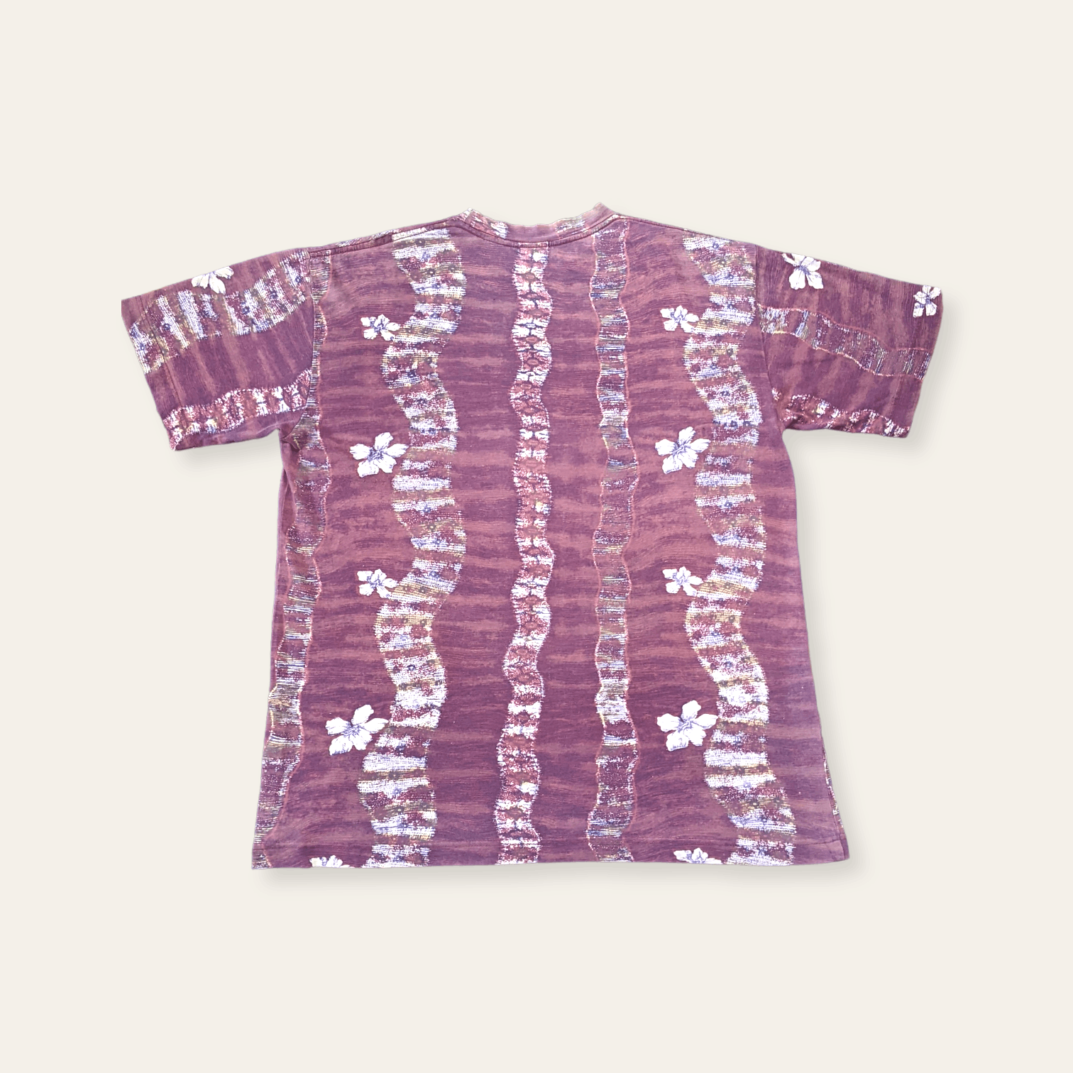 Billabong × Lightning Bolt × Vintage Vtg 90s Lighting Bolt Flower Wave Tie Dye Fullprint T shirt Size US XL / EU 56 / 4 - 2 Thumbnail