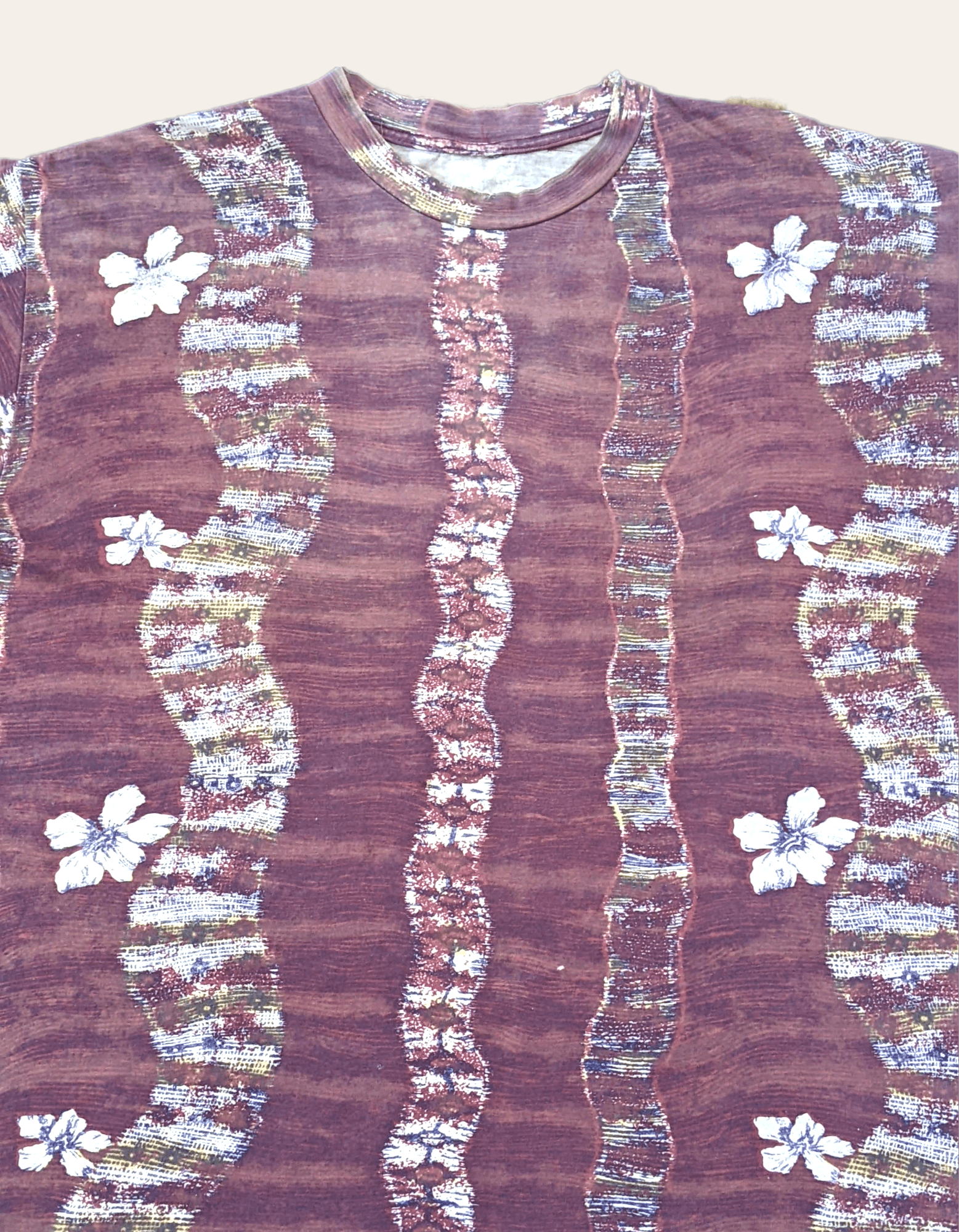Billabong × Lightning Bolt × Vintage Vtg 90s Lighting Bolt Flower Wave Tie Dye Fullprint T shirt Size US XL / EU 56 / 4 - 3 Thumbnail