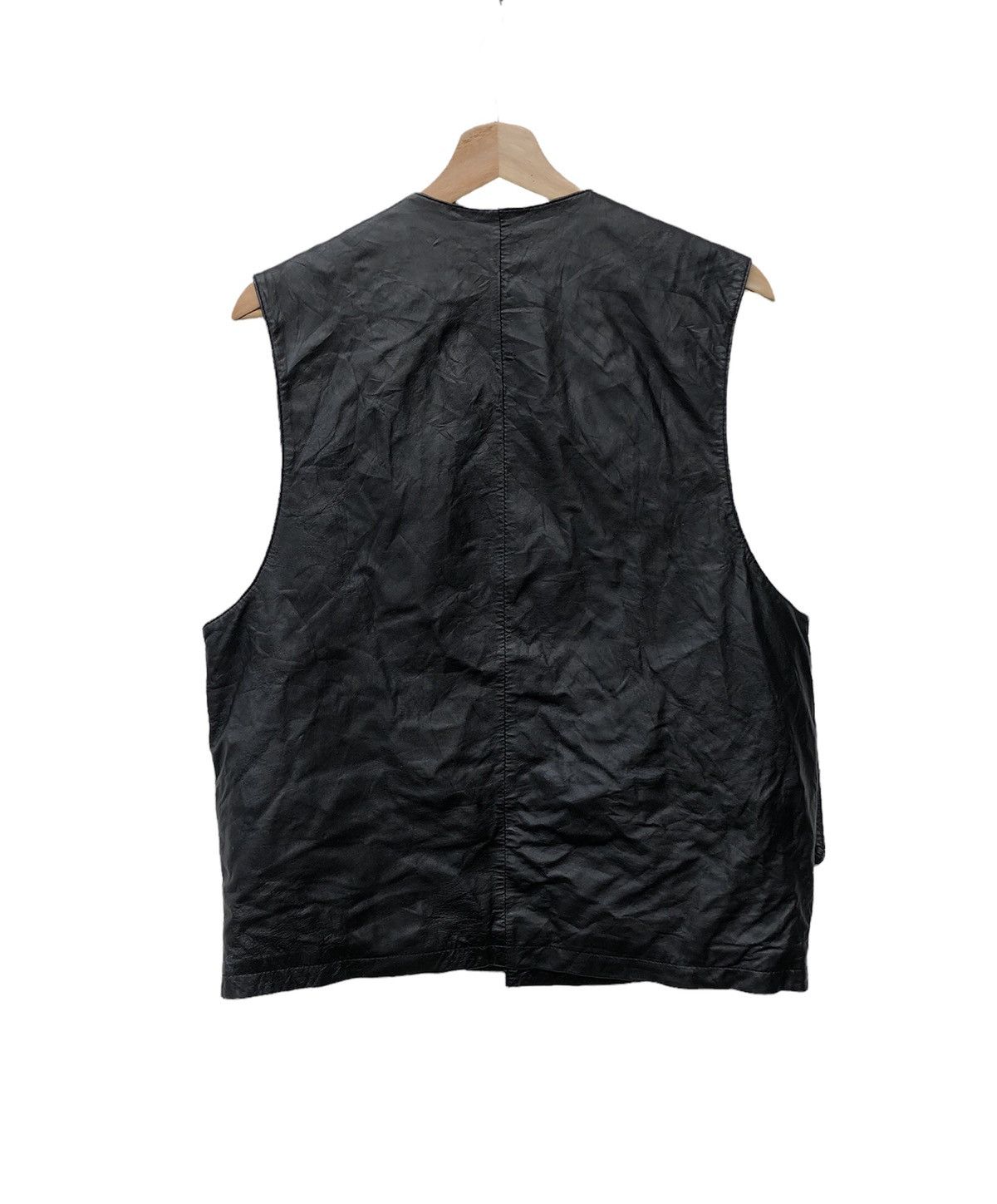 Genuine Leather VINTAGE G GAGLIANO LEATHER VEST JACKET Size US M / EU 48-50 / 2 - 2 Thumbnail