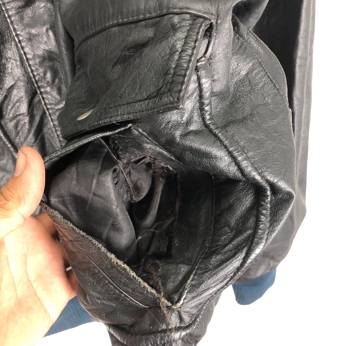 Japanese Brand VTG JAPANESE BRAND COWHIDE LEATHER JACKET Size US M / EU 48-50 / 2 - 9 Thumbnail