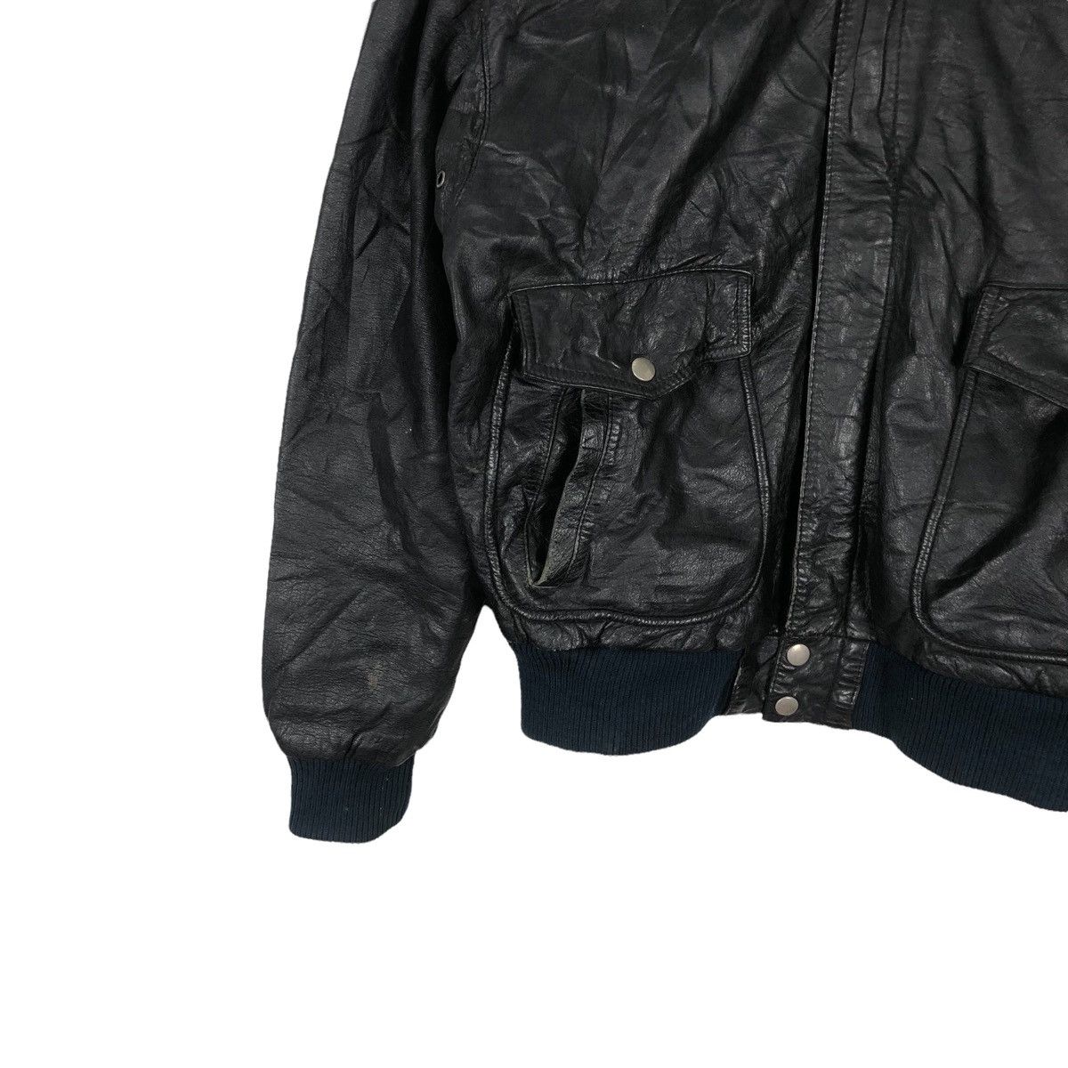 Japanese Brand VTG JAPANESE BRAND COWHIDE LEATHER JACKET Size US M / EU 48-50 / 2 - 5 Thumbnail