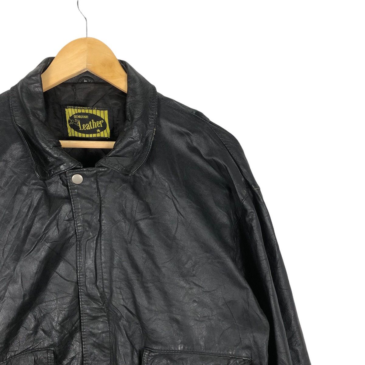 Japanese Brand VTG JAPANESE BRAND COWHIDE LEATHER JACKET Size US M / EU 48-50 / 2 - 4 Thumbnail