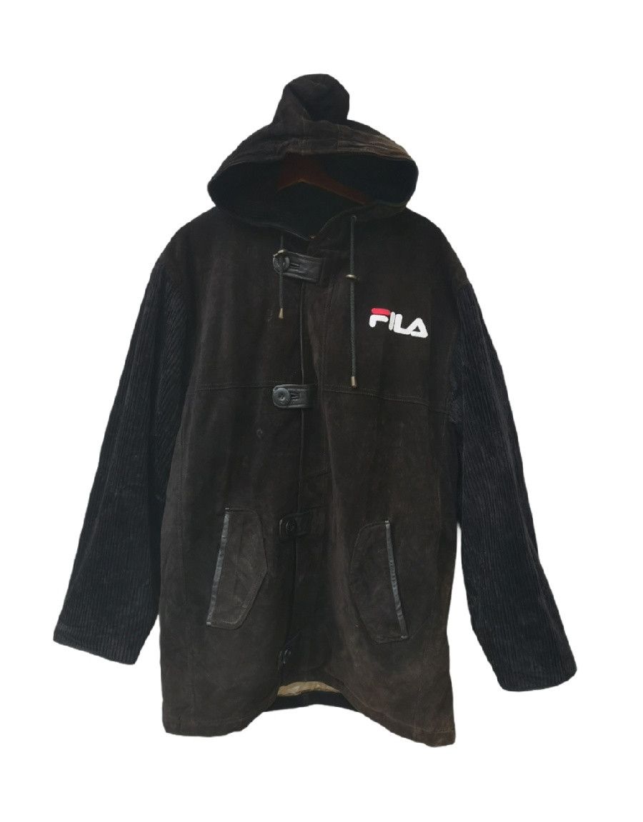 Cowboy Equipment Leather Suede Hoodie Sleeve Big Logo Size US L / EU 52-54 / 3 - 2 Thumbnail
