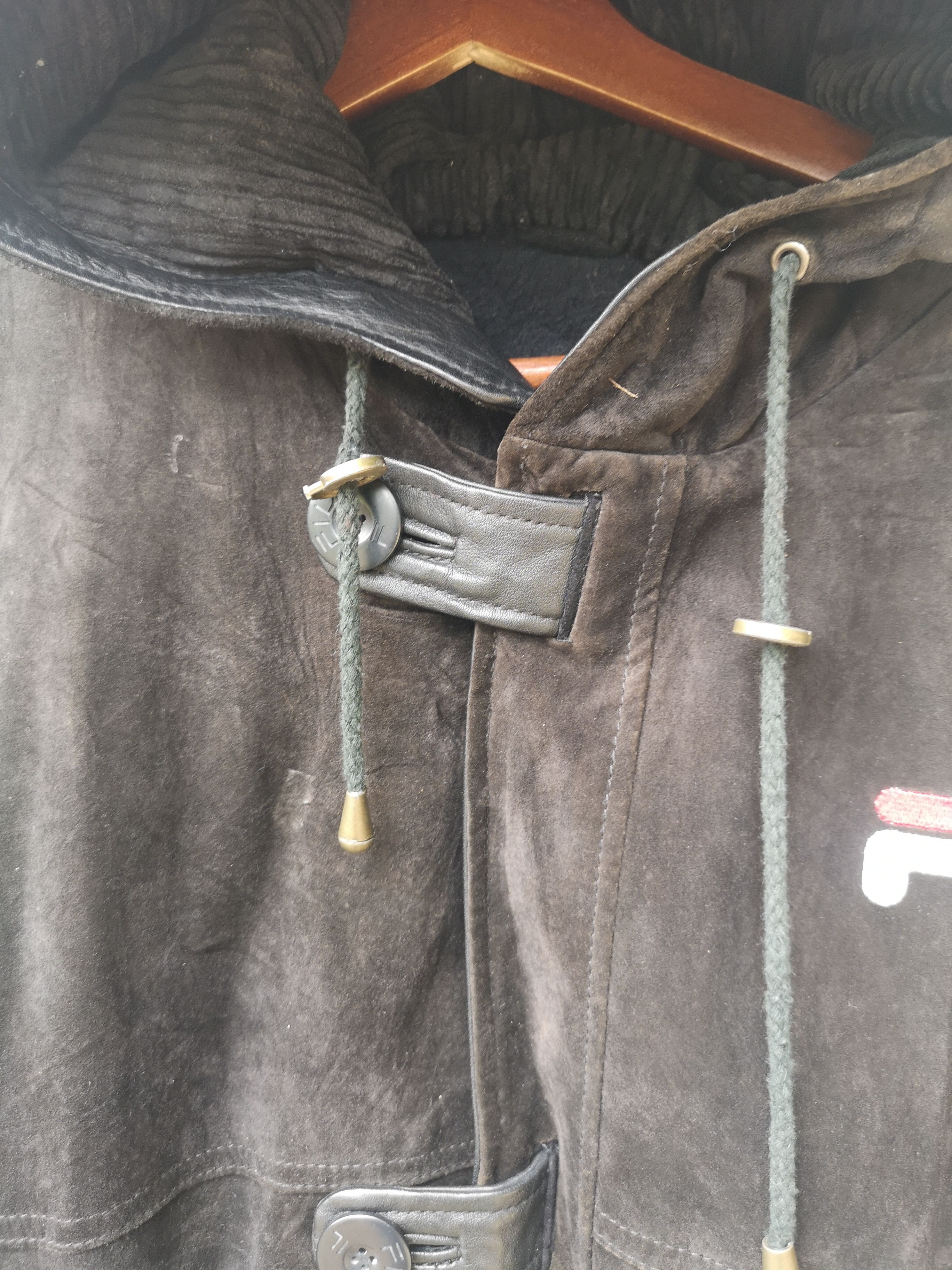 Cowboy Equipment Leather Suede Hoodie Sleeve Big Logo Size US L / EU 52-54 / 3 - 4 Thumbnail