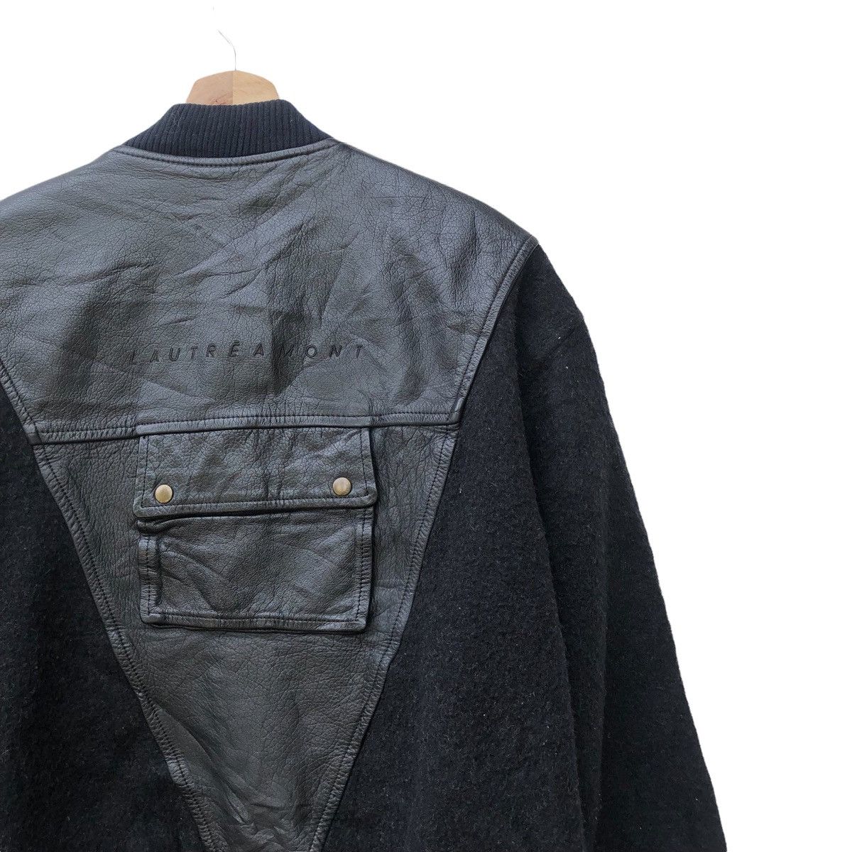Japanese Brand LAUTREMONT VARSITY LEATHER JACKET Size US M / EU 48-50 / 2 - 5 Thumbnail