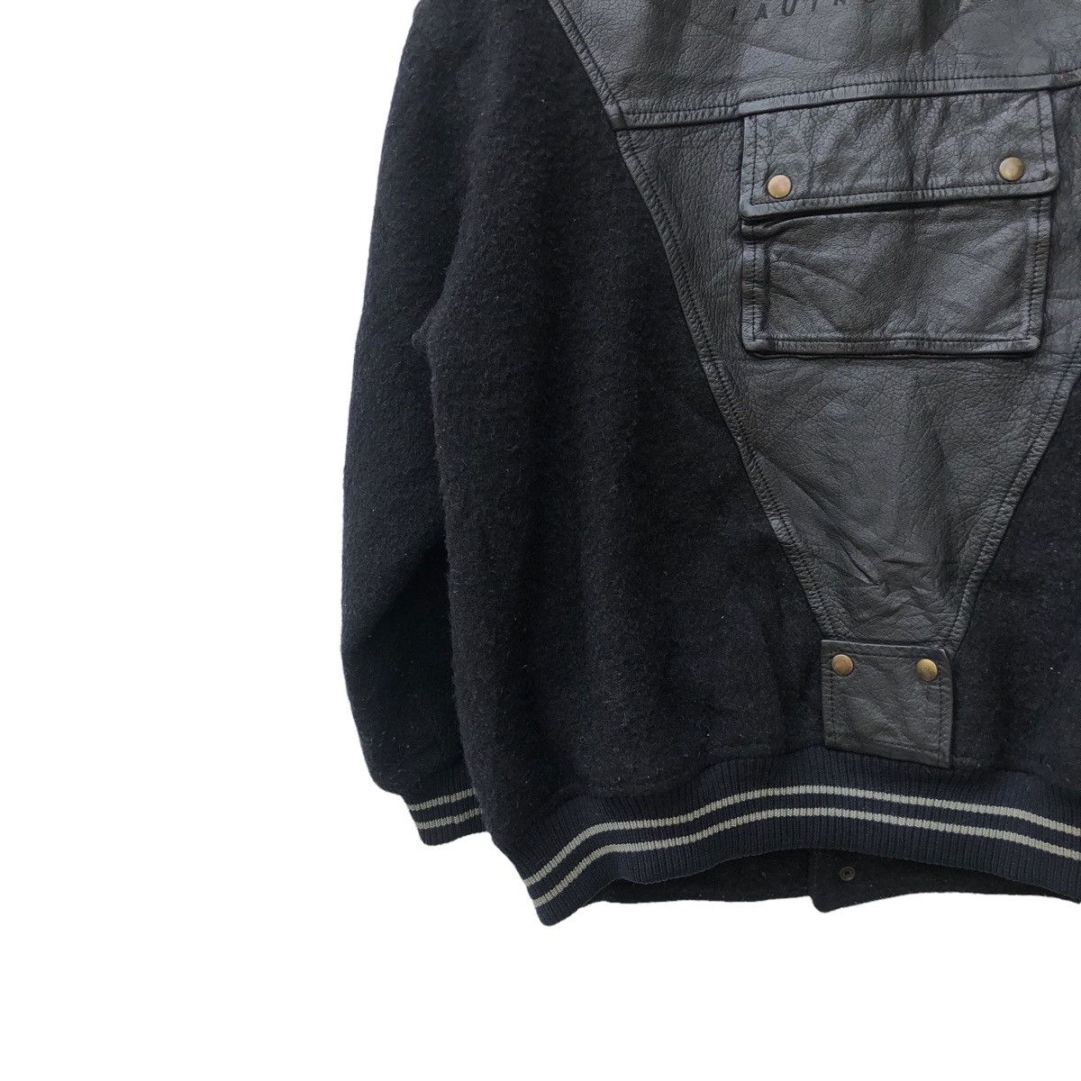 Japanese Brand LAUTREMONT VARSITY LEATHER JACKET Size US M / EU 48-50 / 2 - 6 Thumbnail
