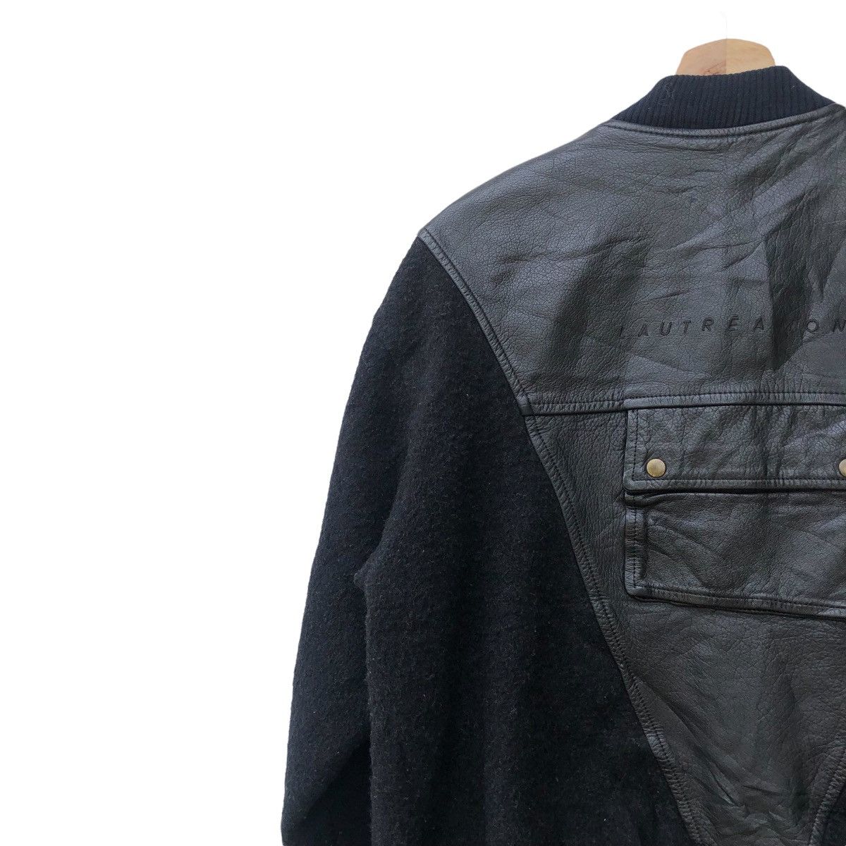 Japanese Brand LAUTREMONT VARSITY LEATHER JACKET Size US M / EU 48-50 / 2 - 4 Thumbnail