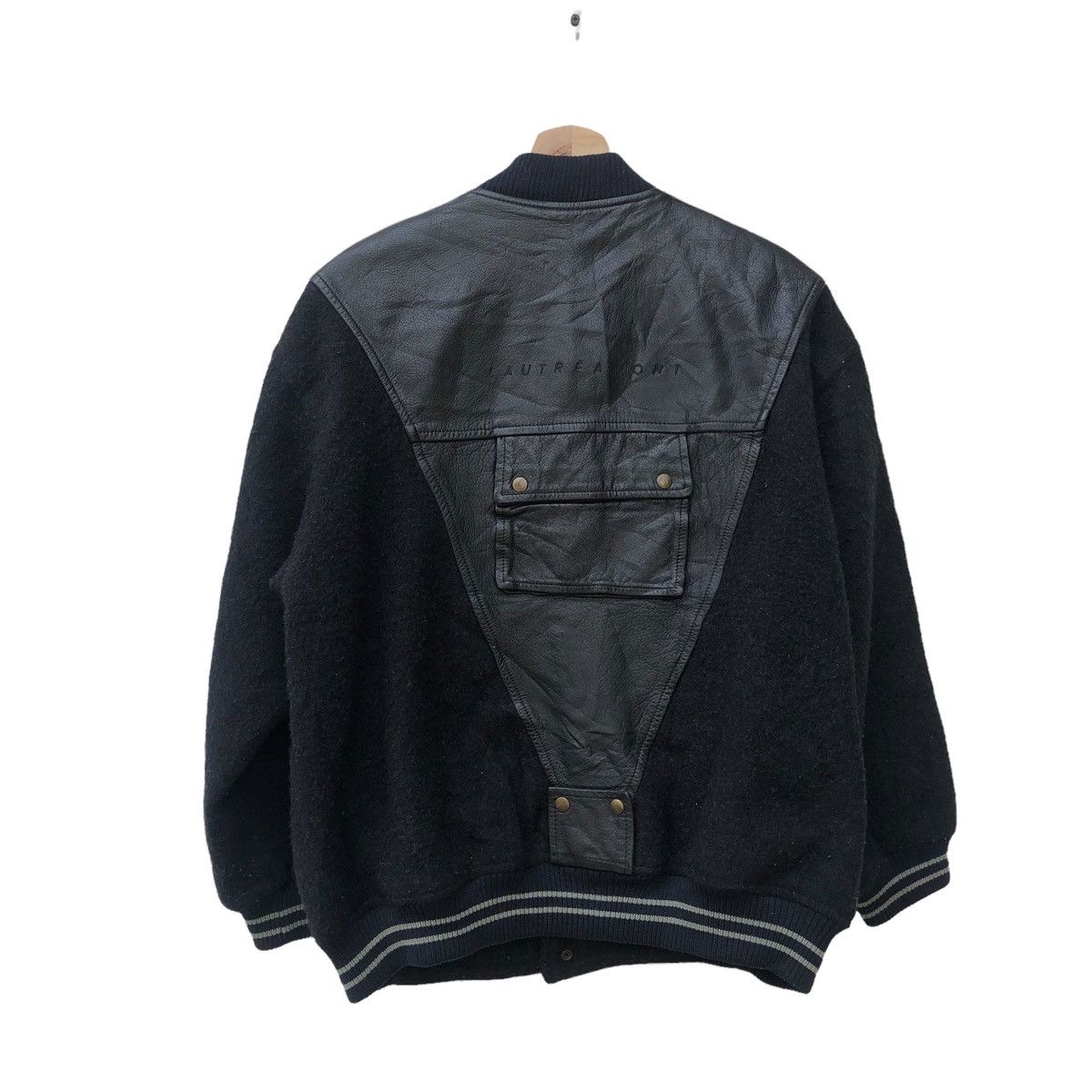 Japanese Brand LAUTREMONT VARSITY LEATHER JACKET Size US M / EU 48-50 / 2 - 3 Thumbnail