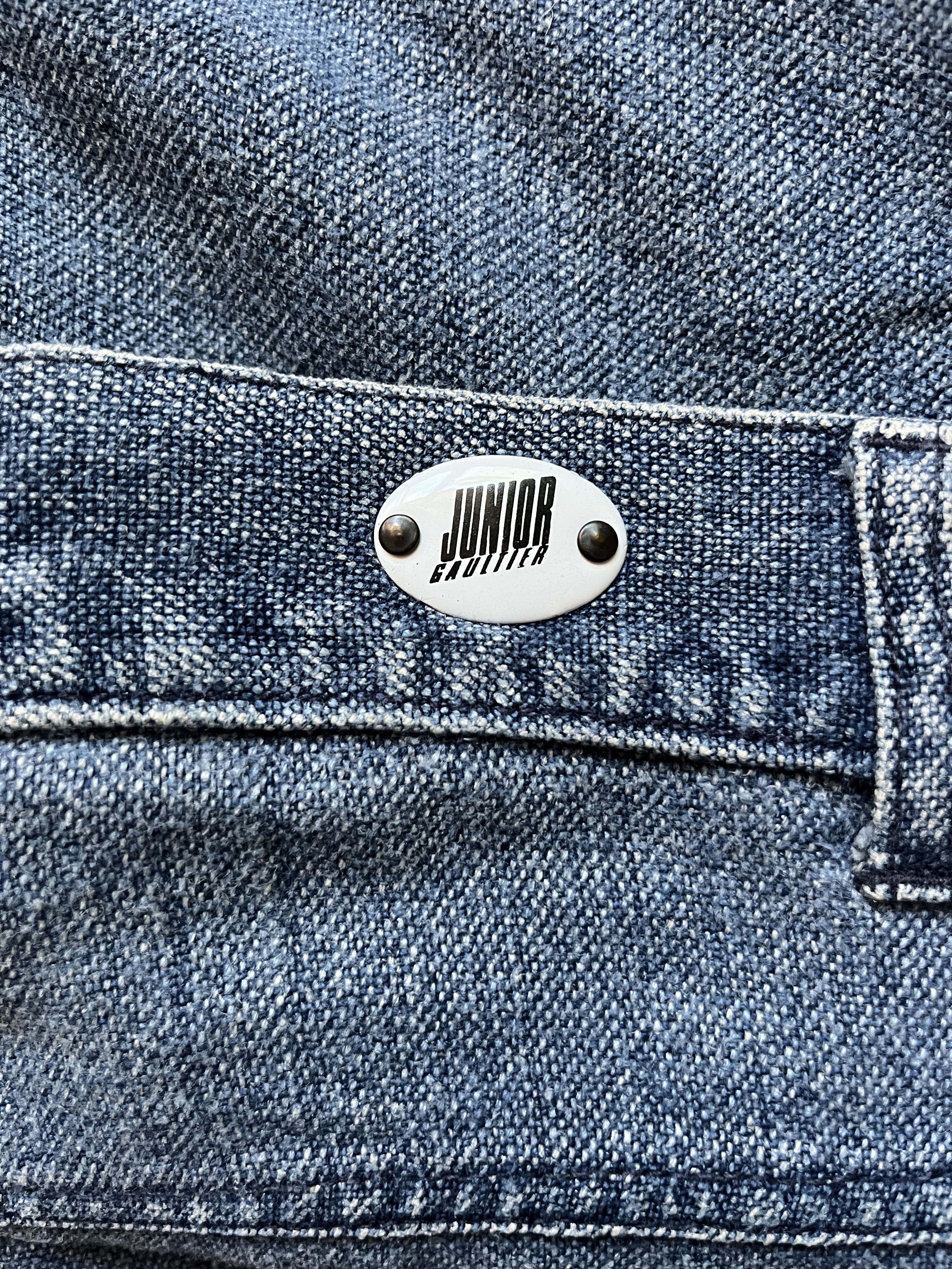 Jean Paul Gaultier ⚡️QUICK SALE⚡️1980s' Jean Paul Gaultier Blue Denim Shorts Size 24" / US 00 / IT 34 - 3 Thumbnail