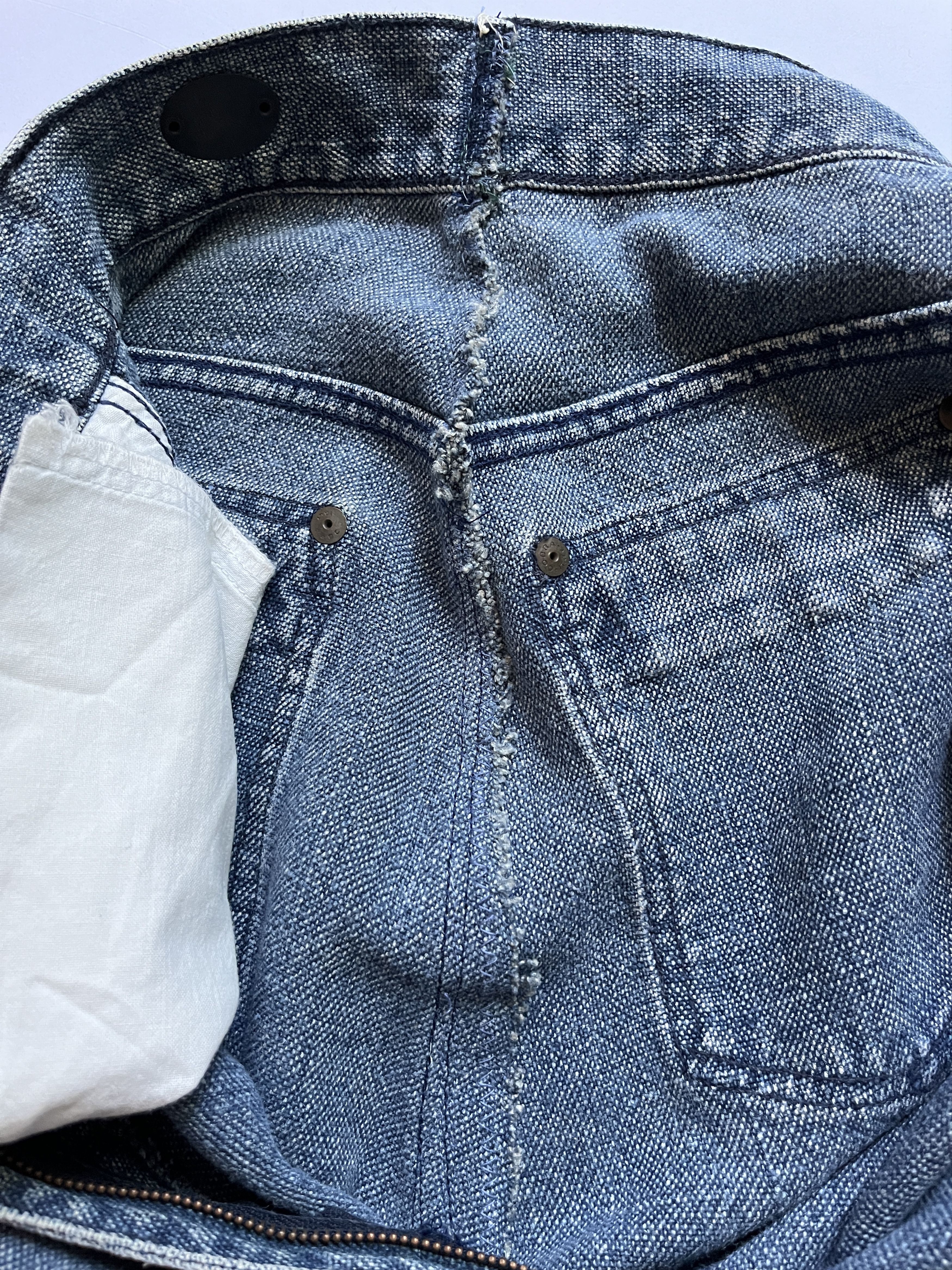 Jean Paul Gaultier ⚡️QUICK SALE⚡️1980s' Jean Paul Gaultier Blue Denim Shorts Size 24" / US 00 / IT 34 - 7 Thumbnail