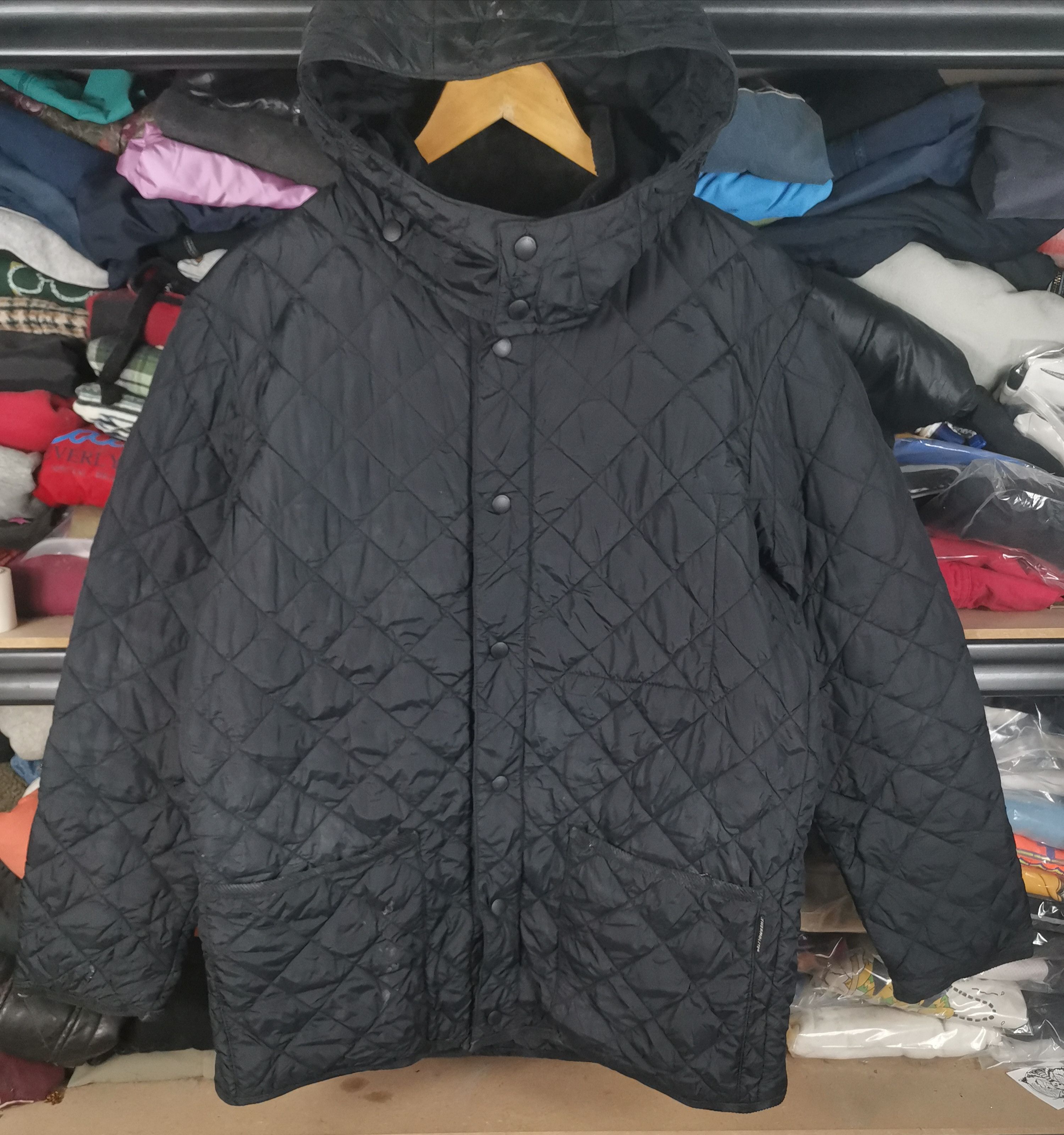 Japanese Brand Vintage Thermolite Quilted Hoodie Jacket Size US L / EU 52-54 / 3 - 1 Thumbnail