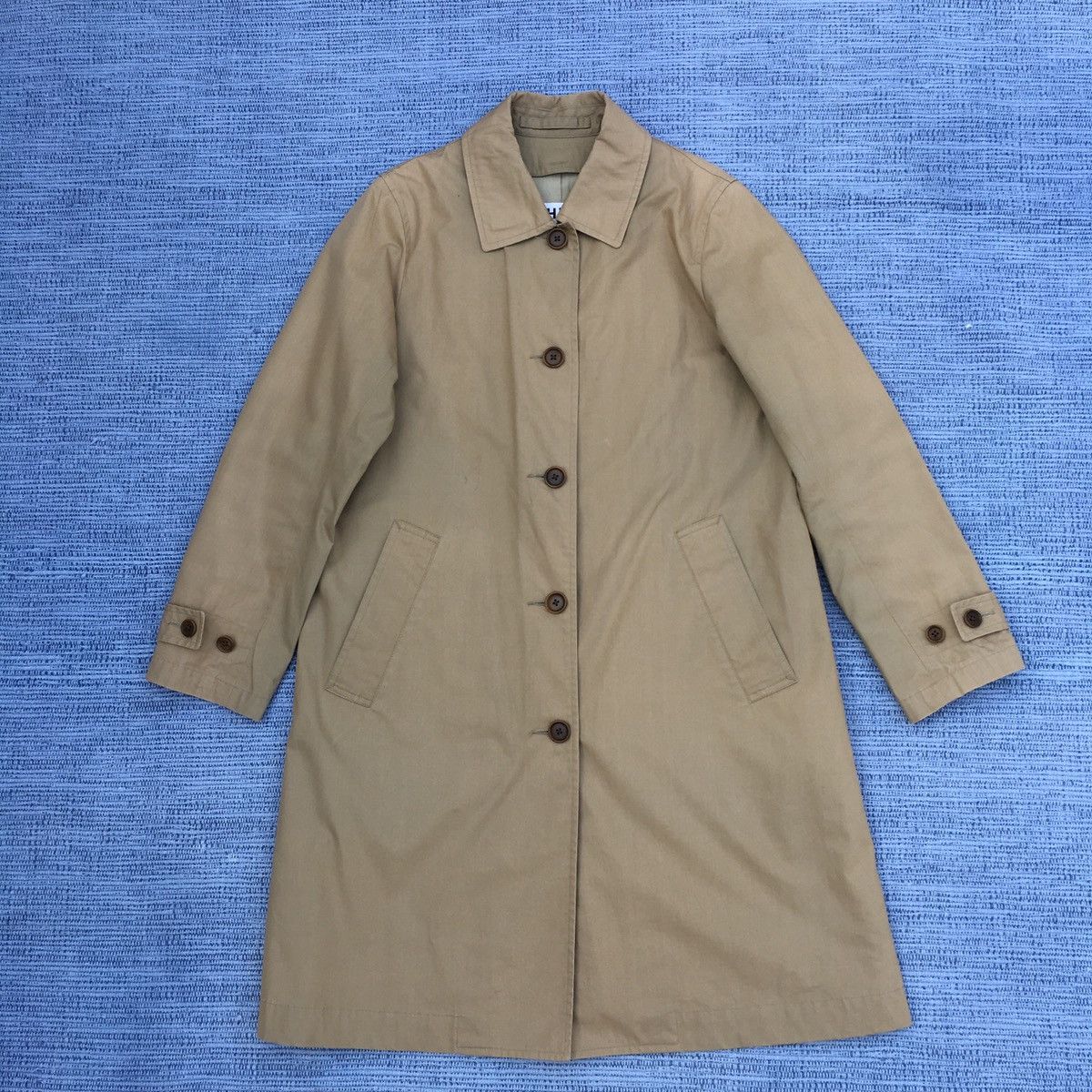 image of Margaret Howell Overcoat in Brown, Men's (Size Small)