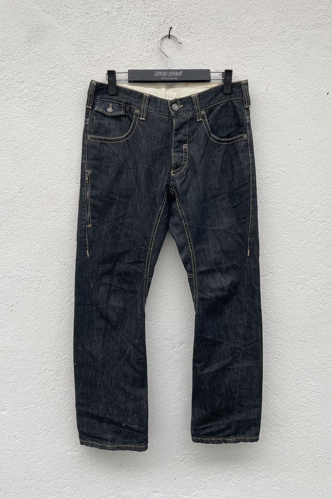 Indigo × Neil Barrett Neil Barrett Indigo Dark Denim Made In Italy Size US 31 - 2 Thumbnail