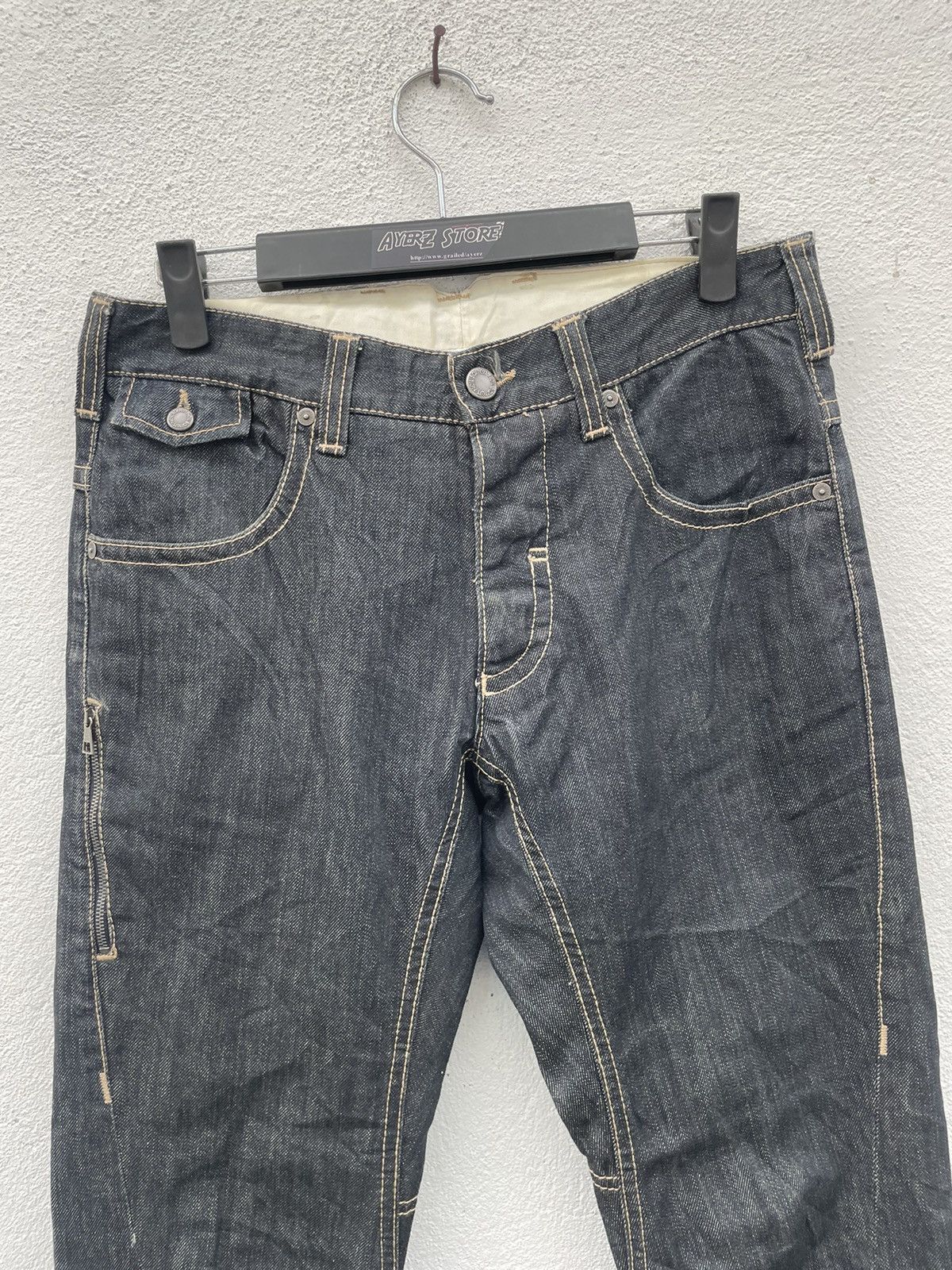 Indigo × Neil Barrett Neil Barrett Indigo Dark Denim Made In Italy Size US 31 - 4 Thumbnail